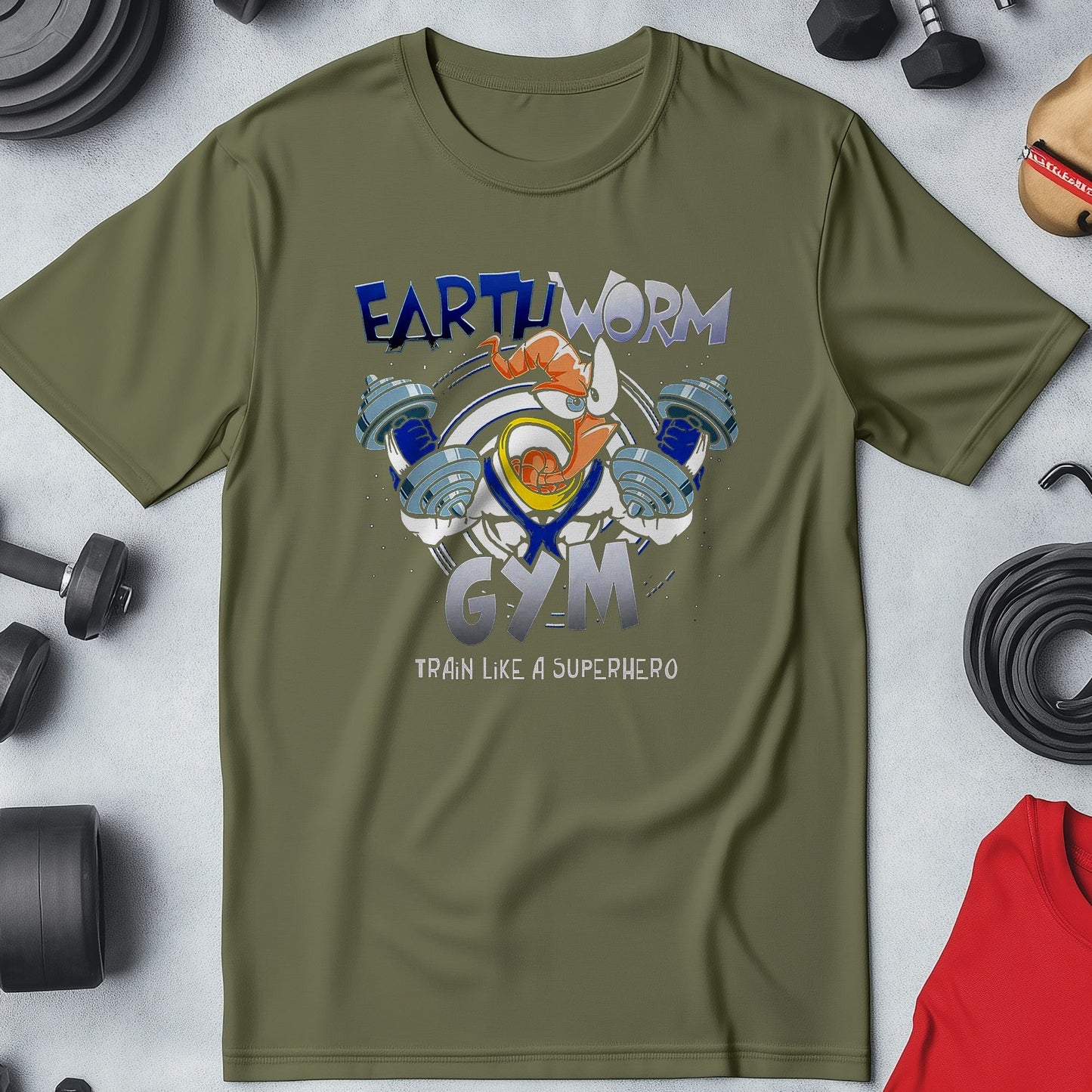 Earth-Worm-Gym T-Shirt: Fart Your