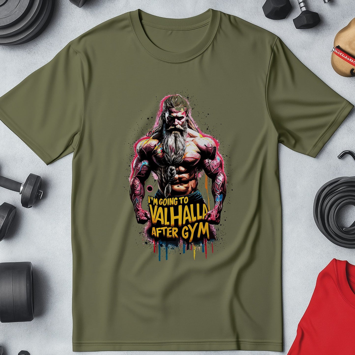 Gym 19 Going to Valhalla after gym t shirt