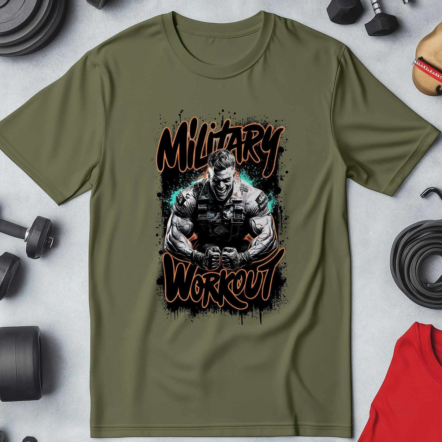 Gym 74 Military Workout T-Shirt