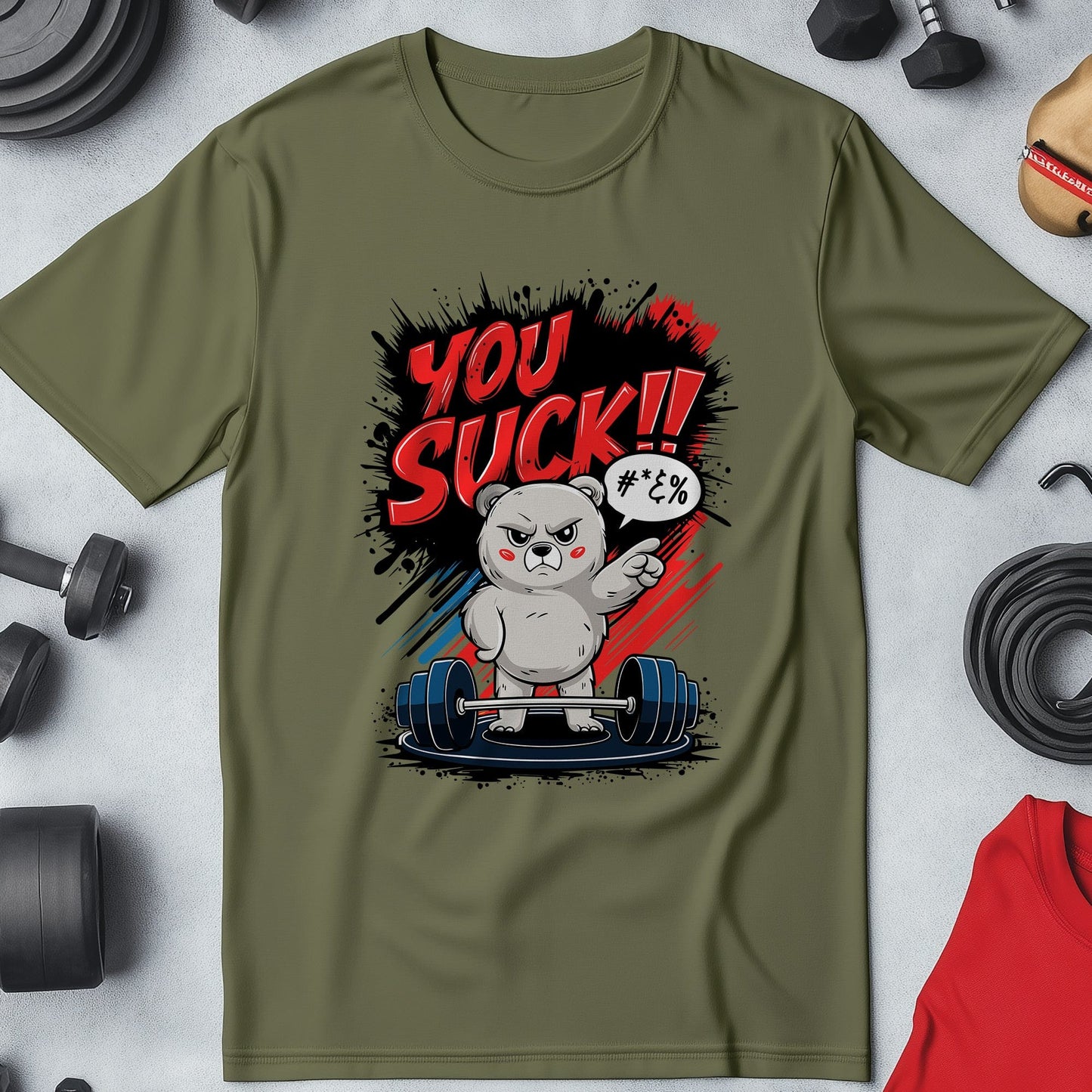 Gym 90 You suck Cat T-shirt