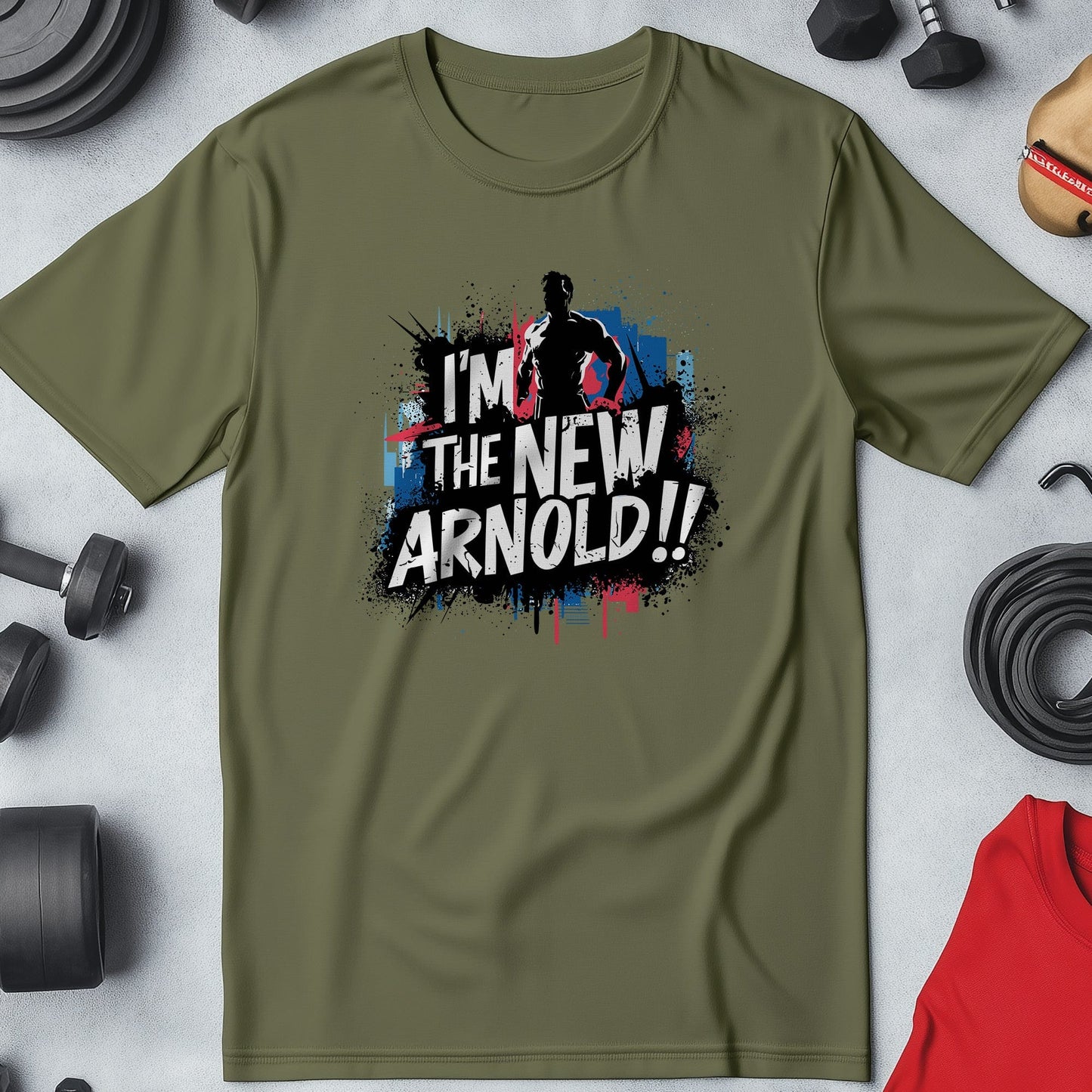 Gym 76 T-Shirt I'm the New Arnold!