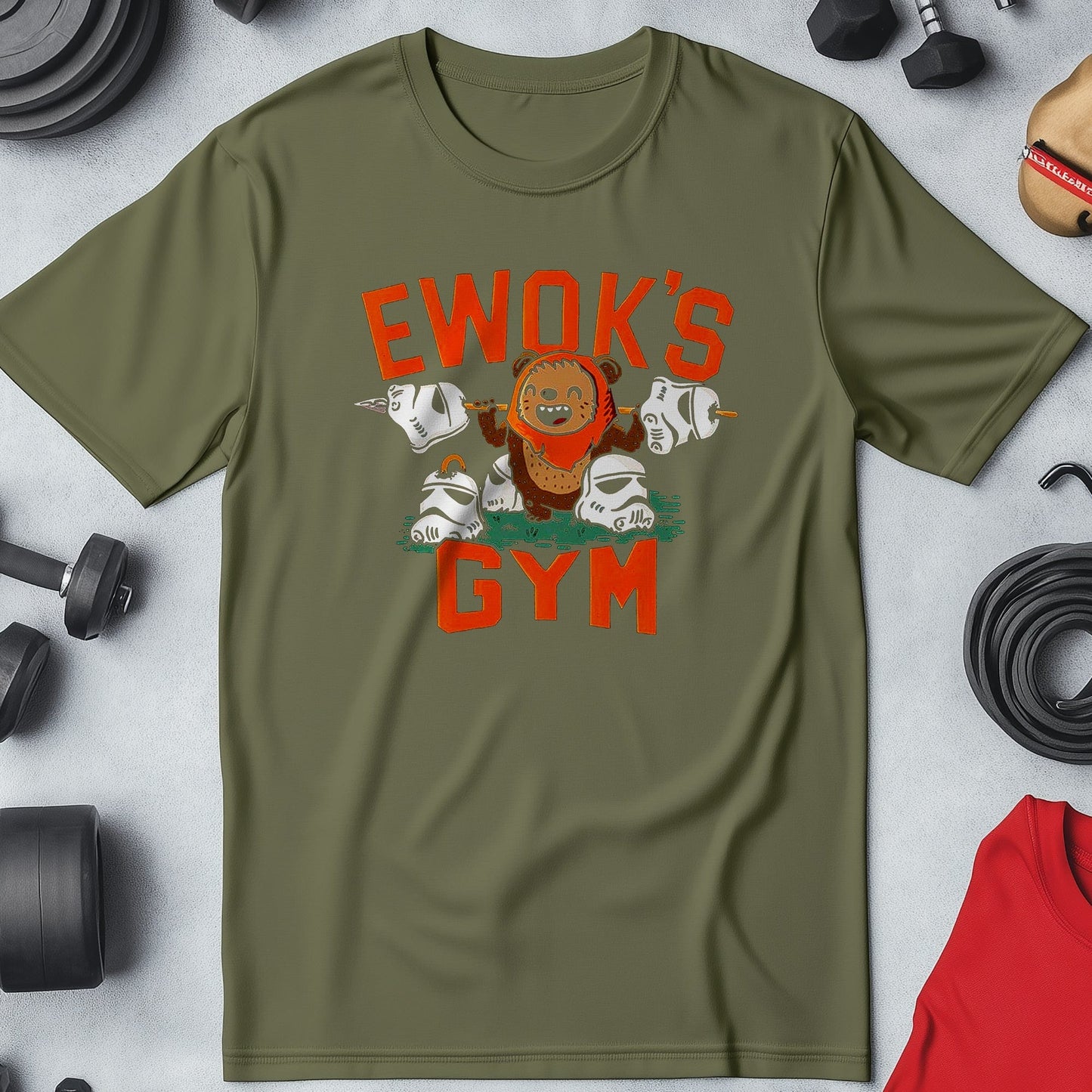 Ewoks-Gym T-Shirt - Get Fit or Get