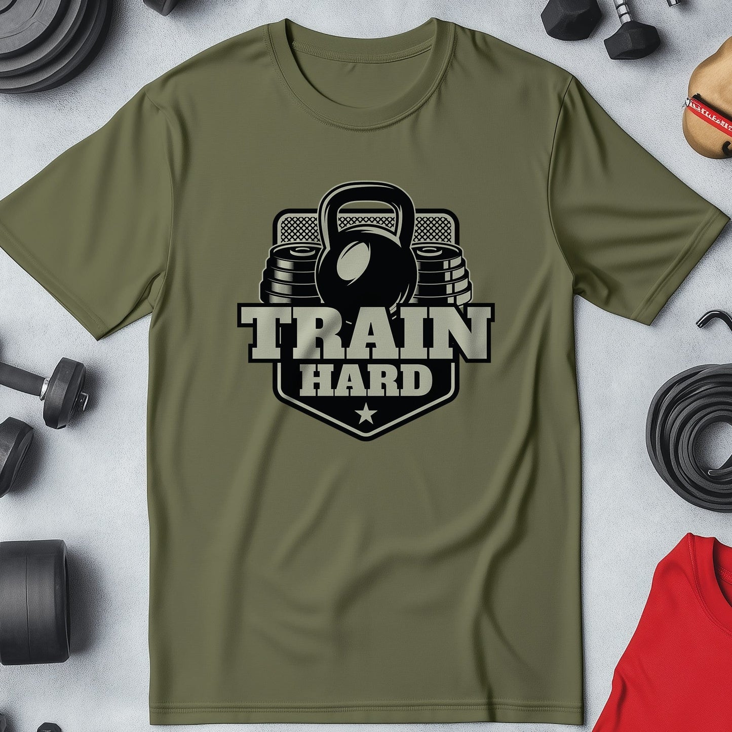 Train Hard Kettle t-shirt - Pumped