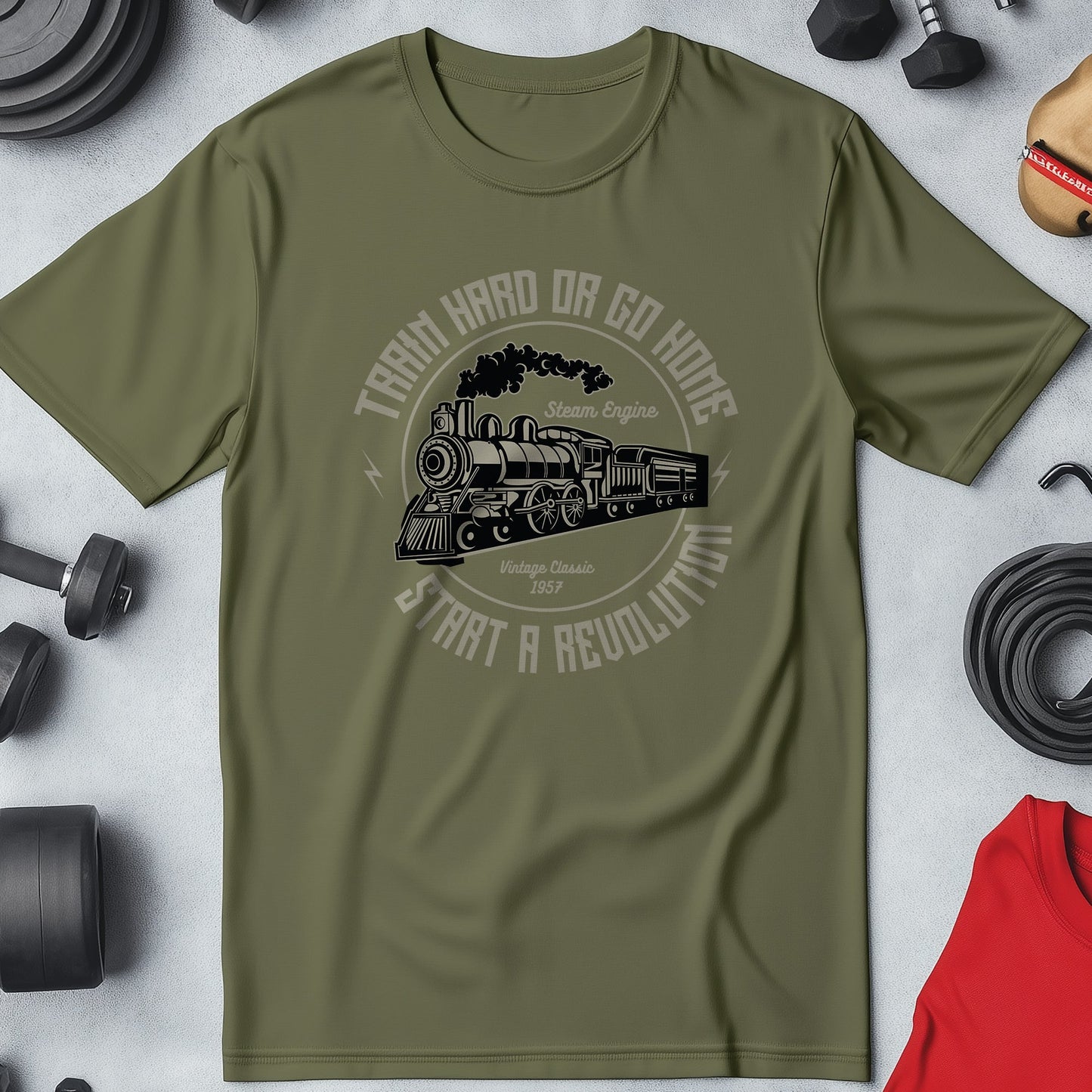 Train Revolution 1957 T-Shirt - All