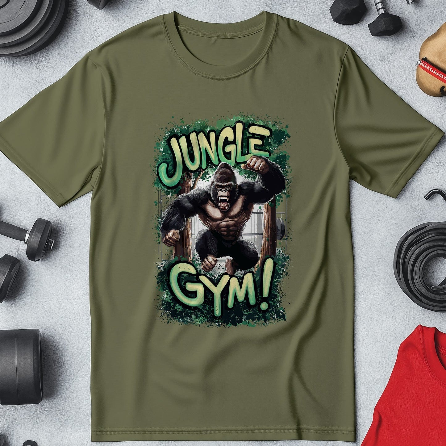 Gym 11 Gorilla Gains t-shirt
