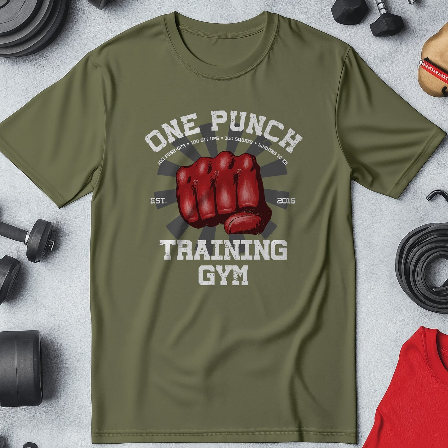 One Punch Gym Training T-Shirt - Hit