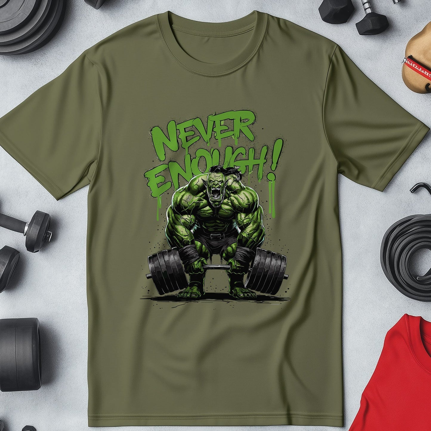 Gym 32 Never enough T-shirt