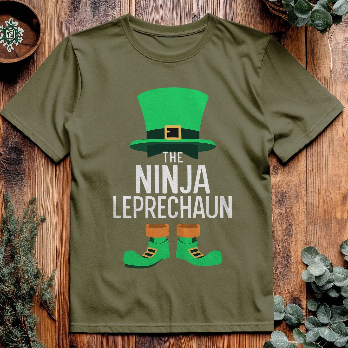 Ninja Leprechaun Artboard 7 T-shirt