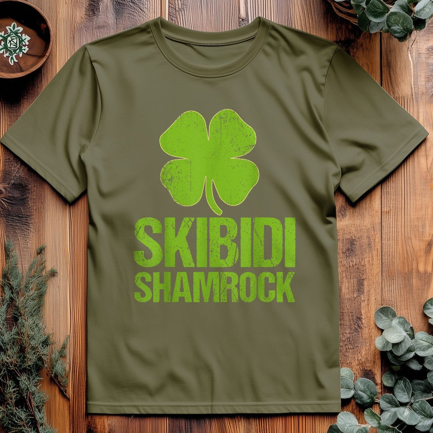 Skibidi Shamrock t-shirt