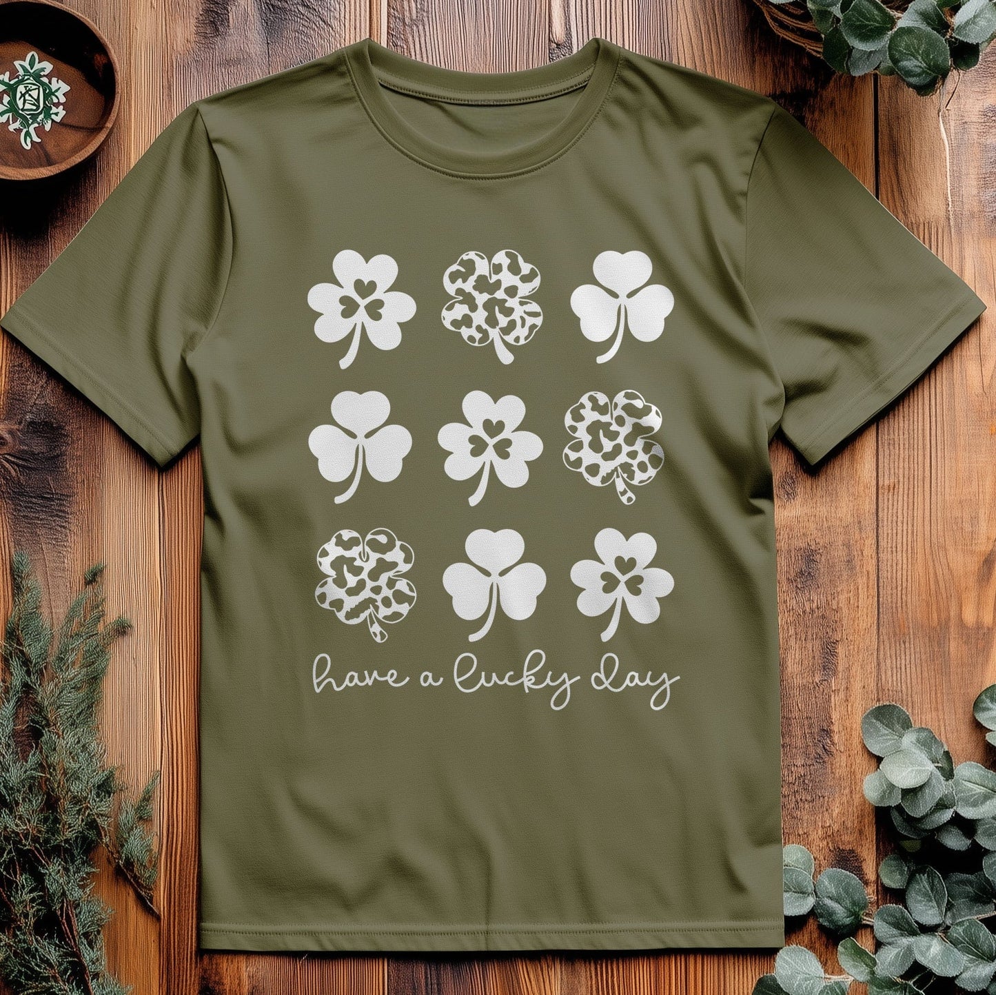 St. Patrick's Day Shamrock Shenanigans T-Shirt Style001