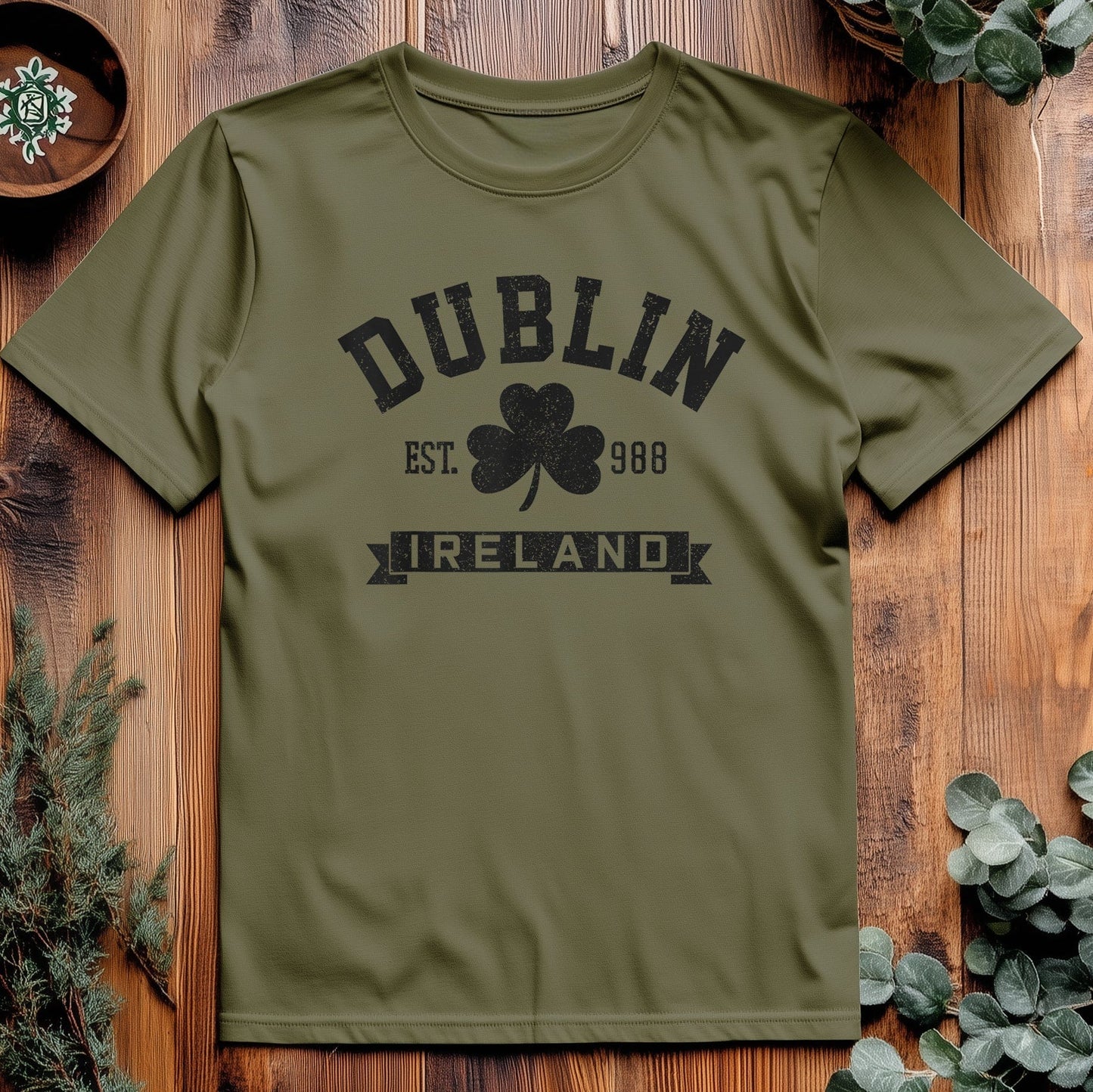 Dublin Ireland Est 988 T-shirt