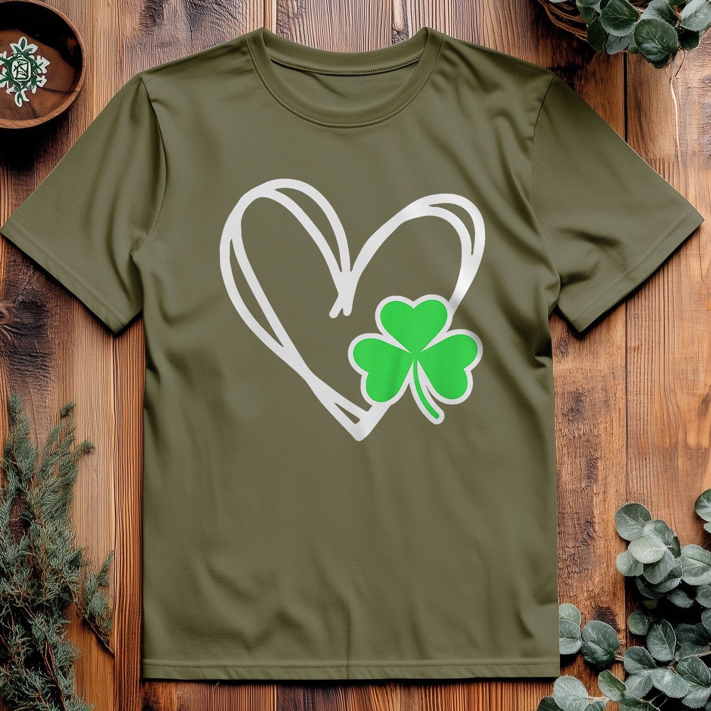 St. Patrick's Day Heart T-Shirt