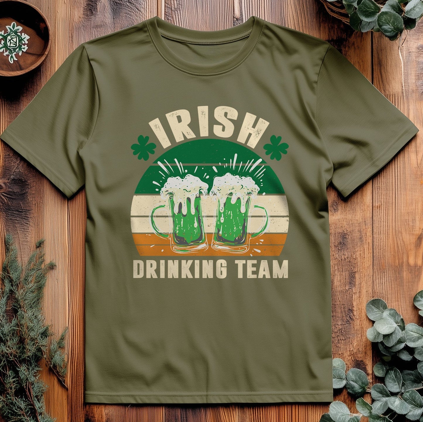 Retro Irish Drinking Team T-Shirt
