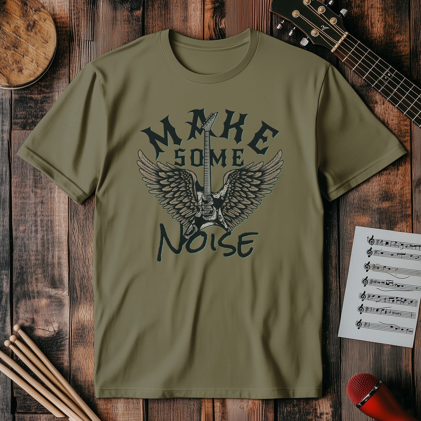 Make Some Noise Winged T-shirt