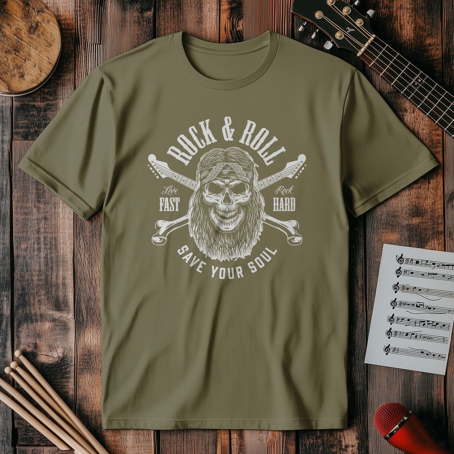 Live Fast Rock Hard T-Shirt
