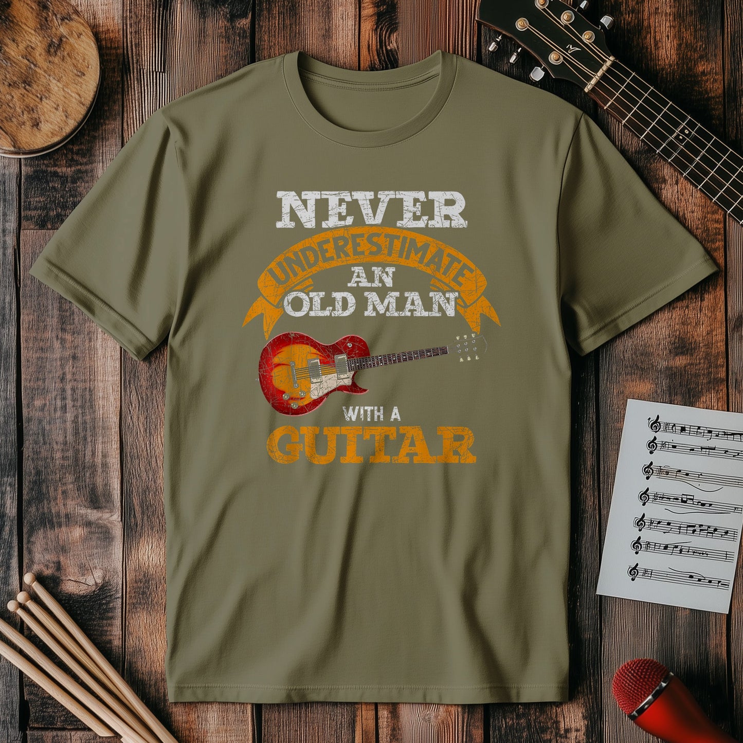 Retirement Guitar Player T-Shirt