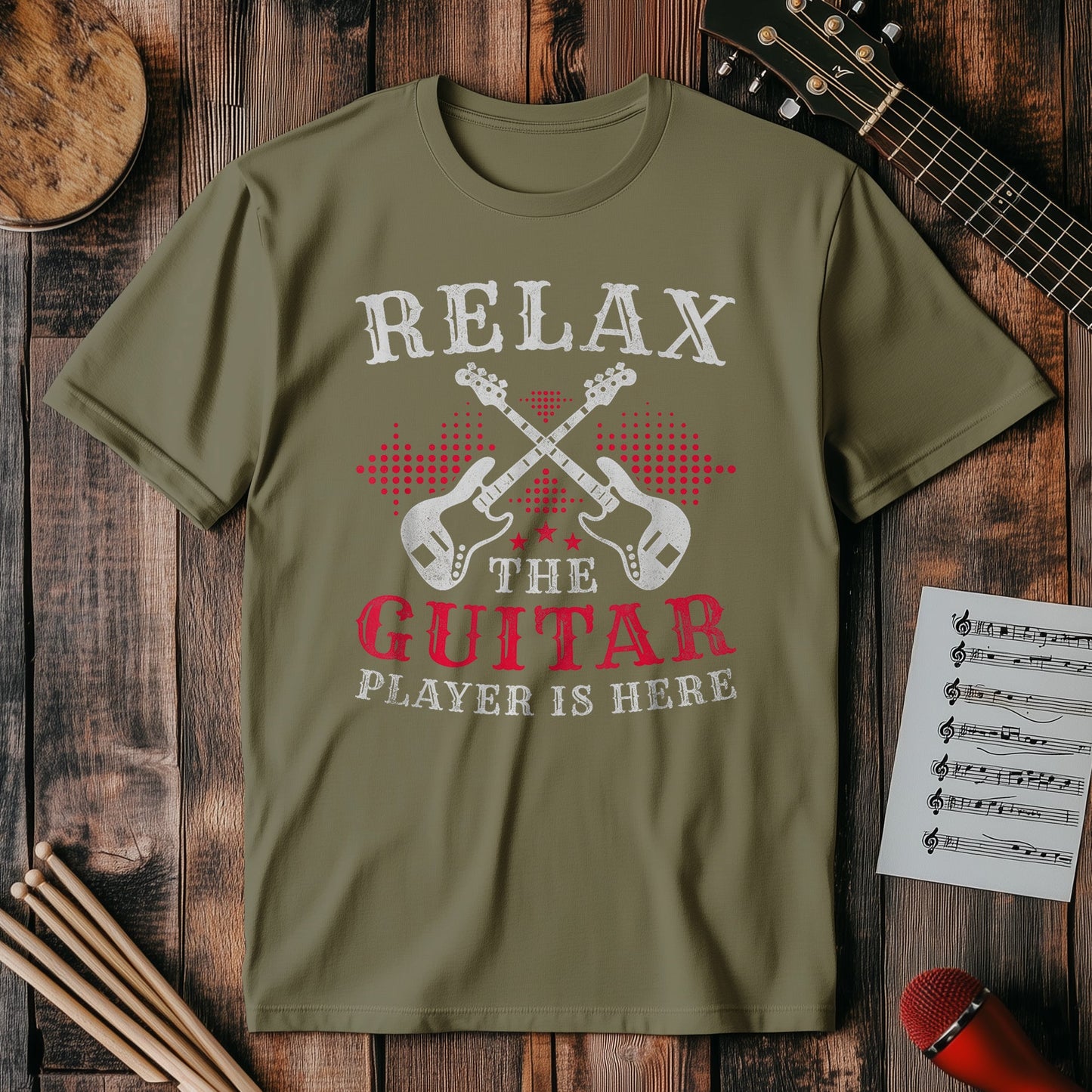 The Guitar Player Is Here! T-Shirt