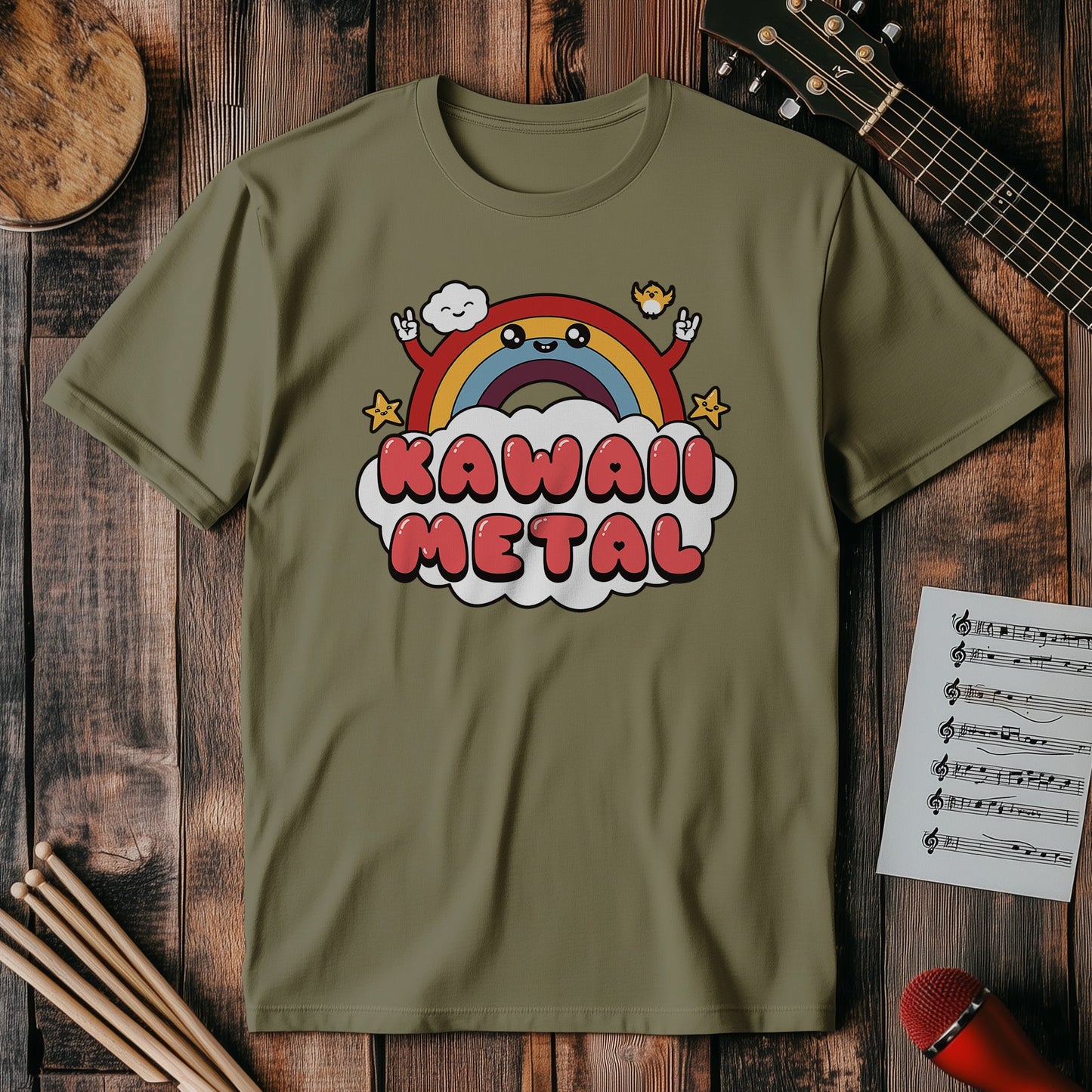 Kawaii Metal T-Shirt ‚Äì Cute Meets