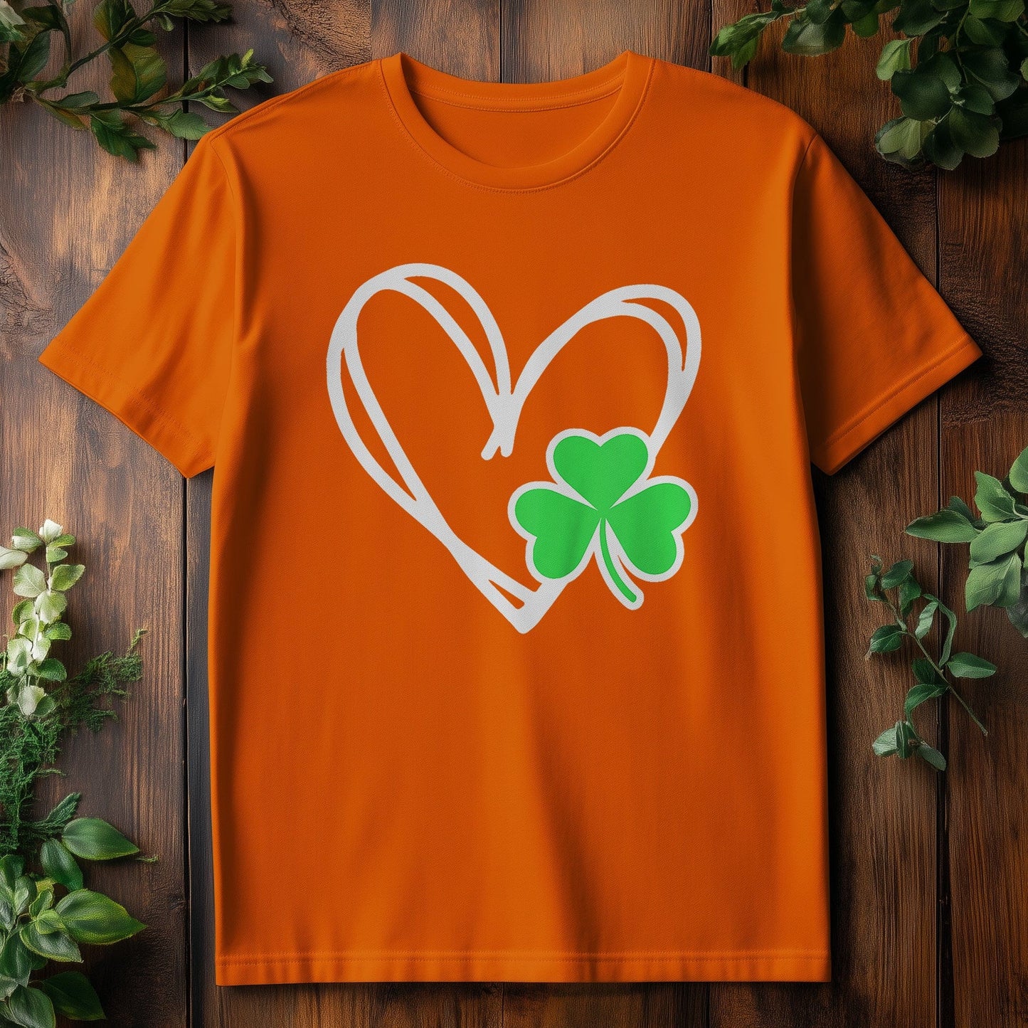 St. Patrick's Day Heart T-Shirt