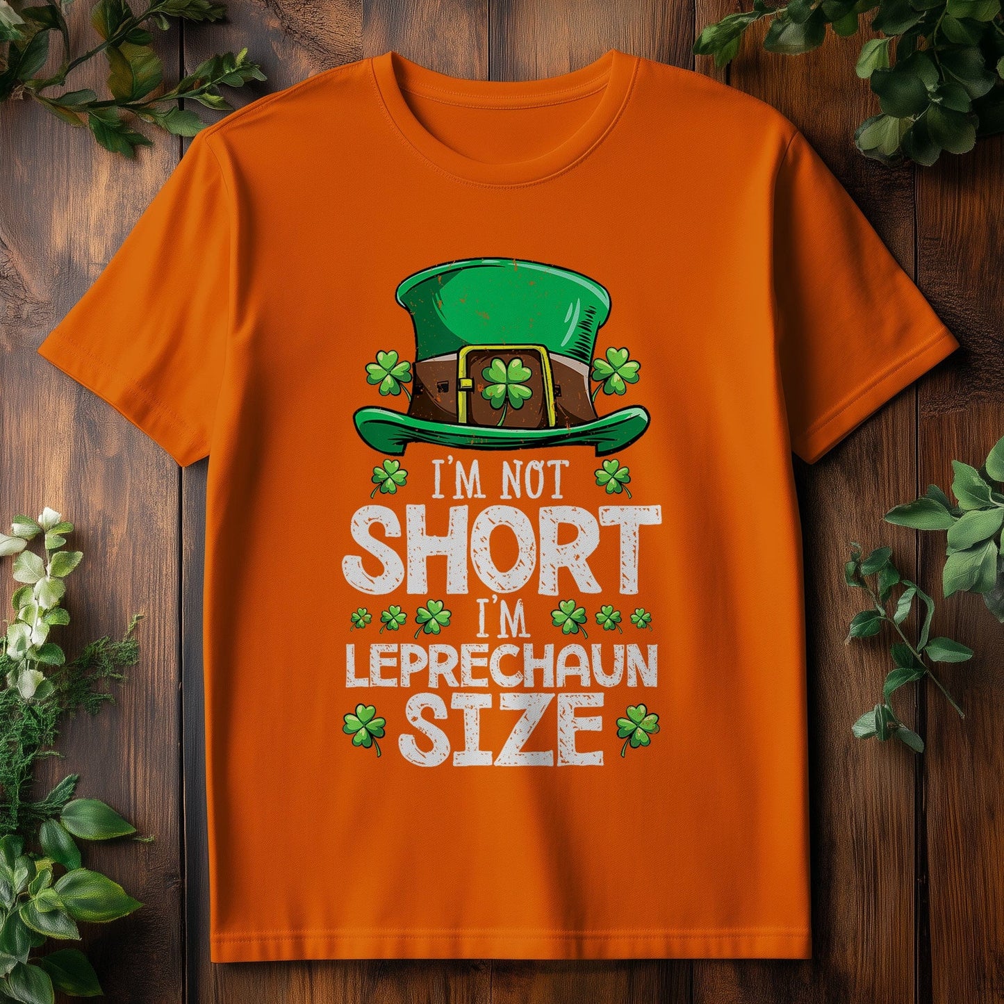 Not Short, I'm Leprechaun! Funny T-Shirt