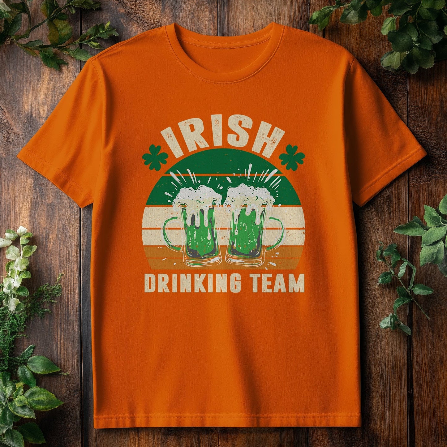 Retro Irish Drinking Team T-Shirt