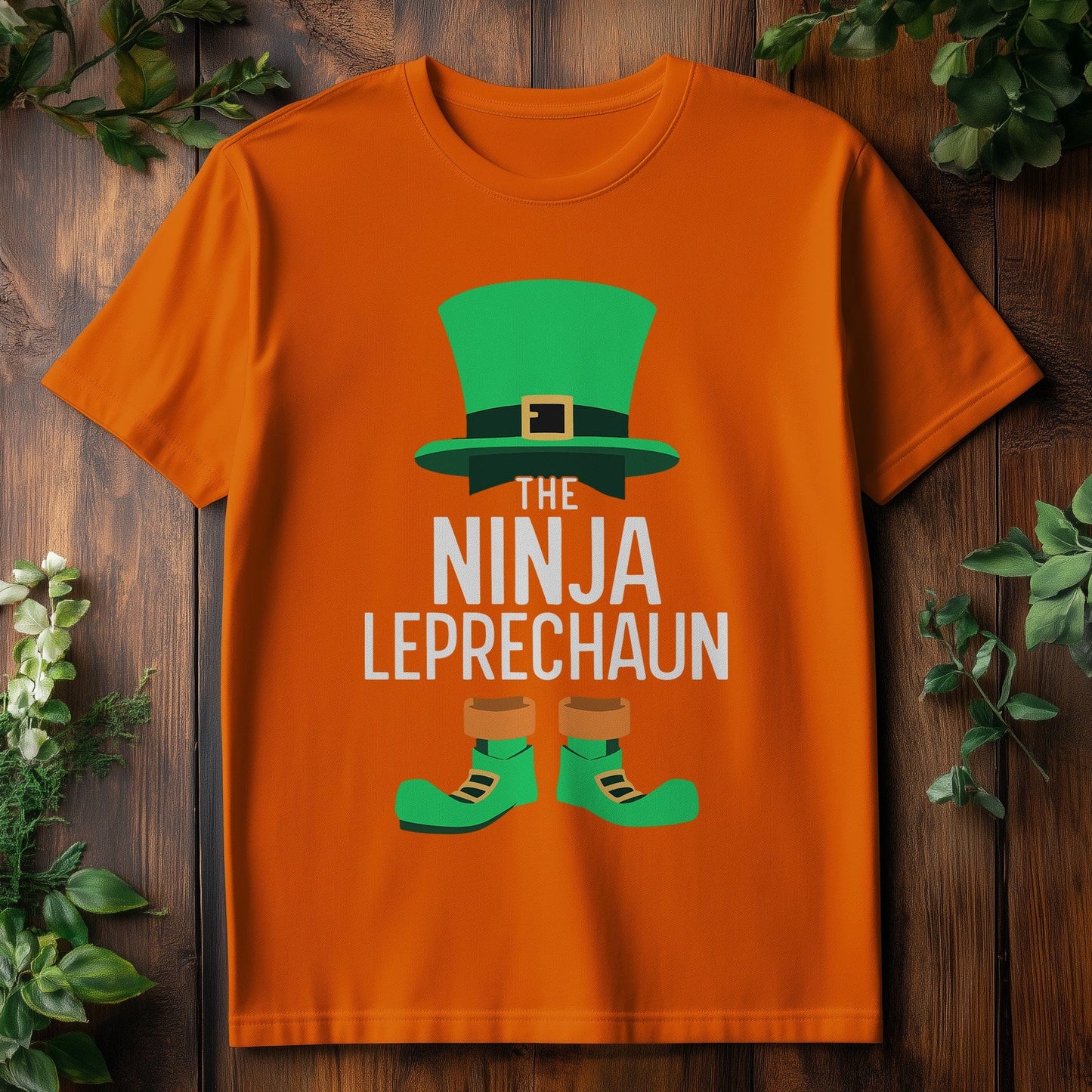 Ninja Leprechaun Artboard 7 T-shirt