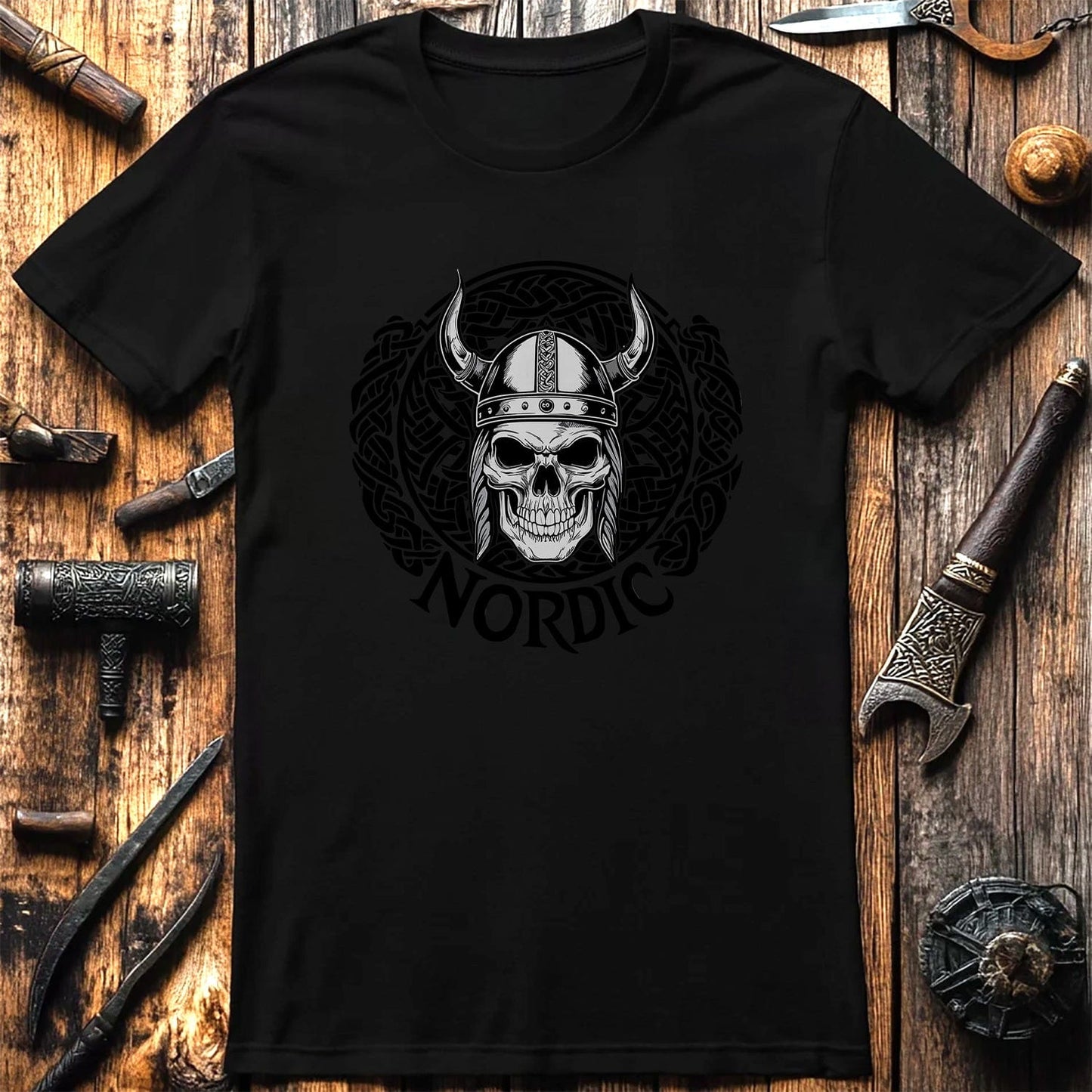 Vikings Nordic30 T-Shirt Skull & Crossbones