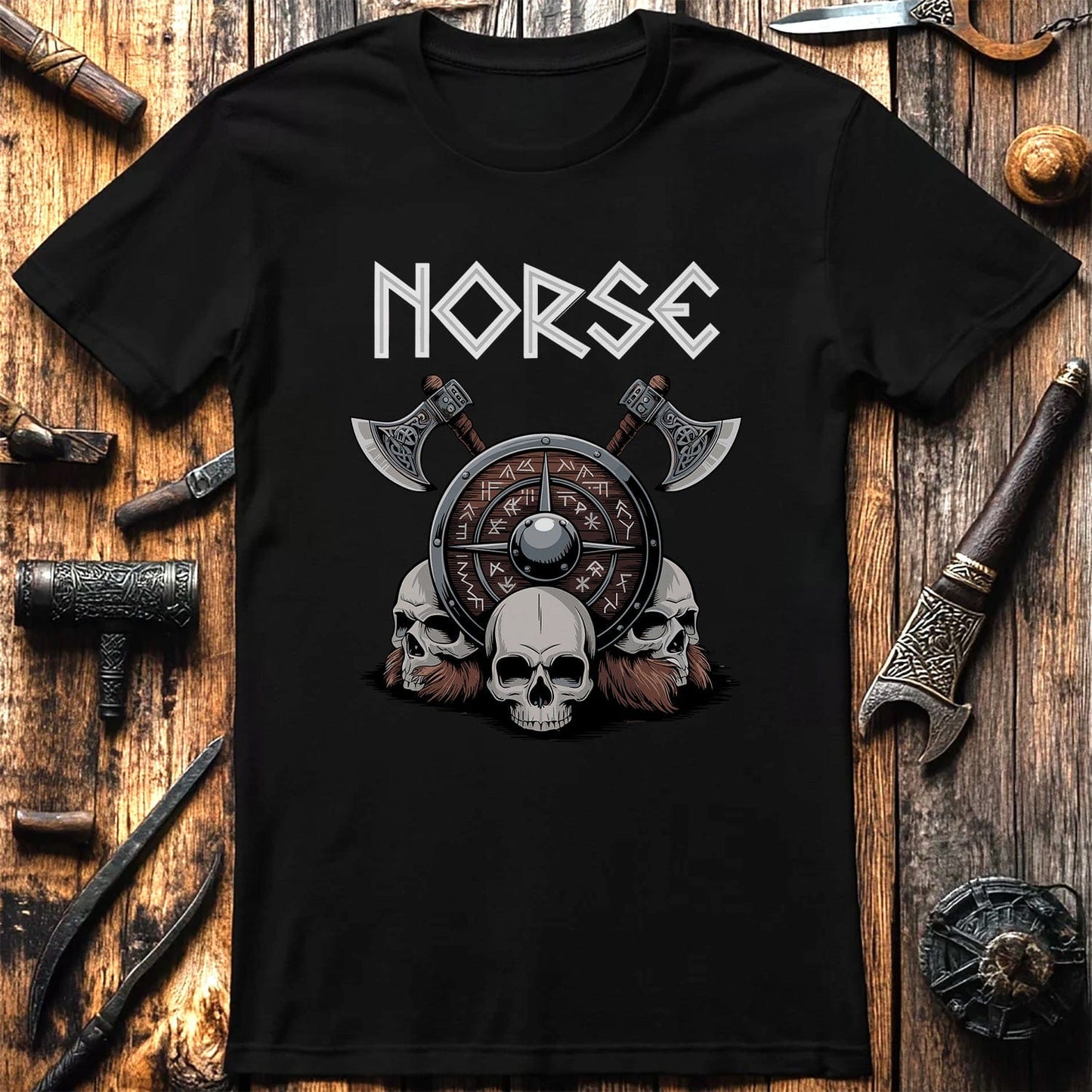 Vikings Nordic10 t-shirt Norse skulls