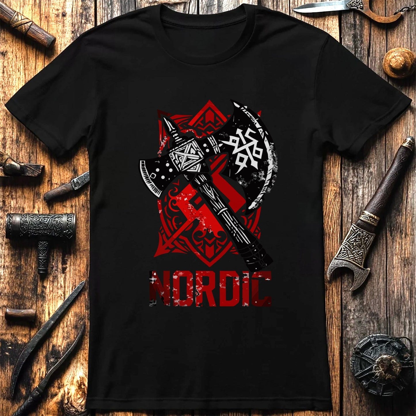 Vikings Nordic44 T-shirt Nordic axe