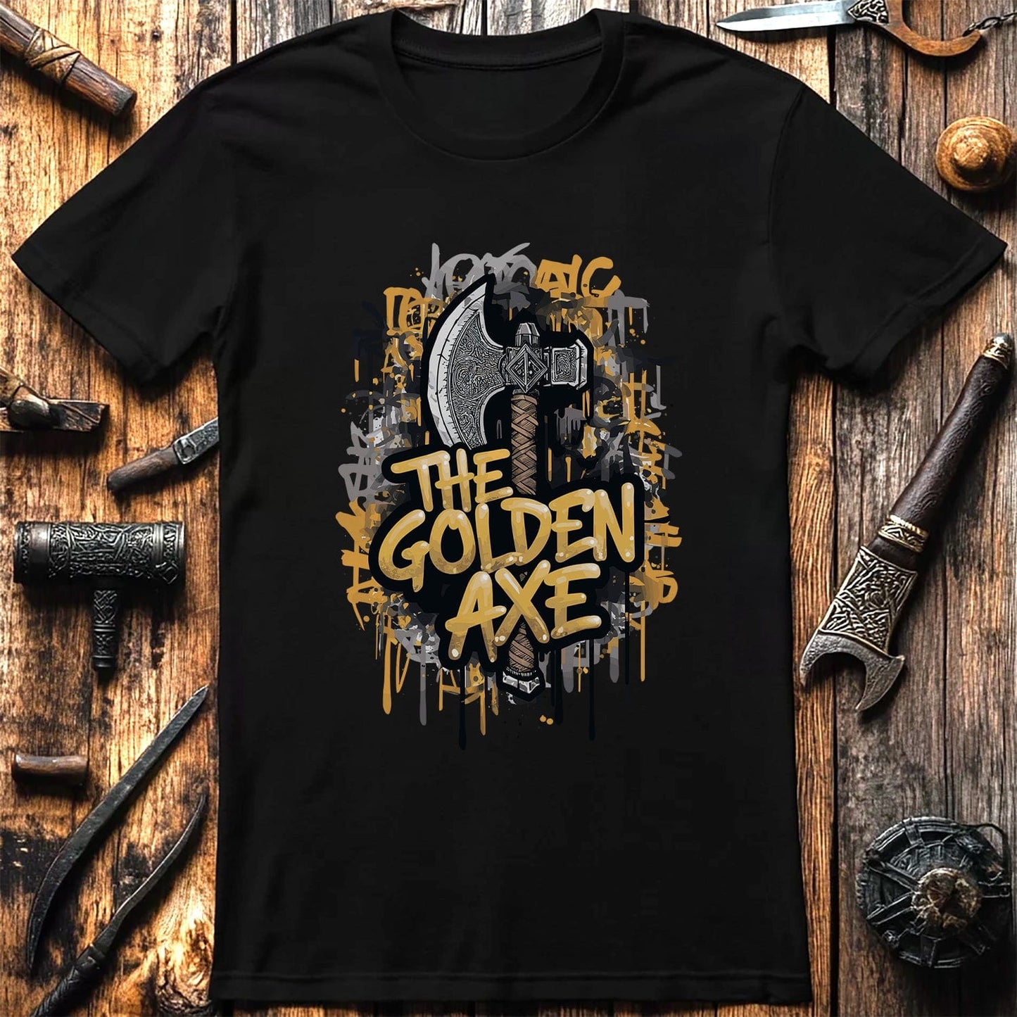 Vikings Nordic61 T-shirt Golden axe