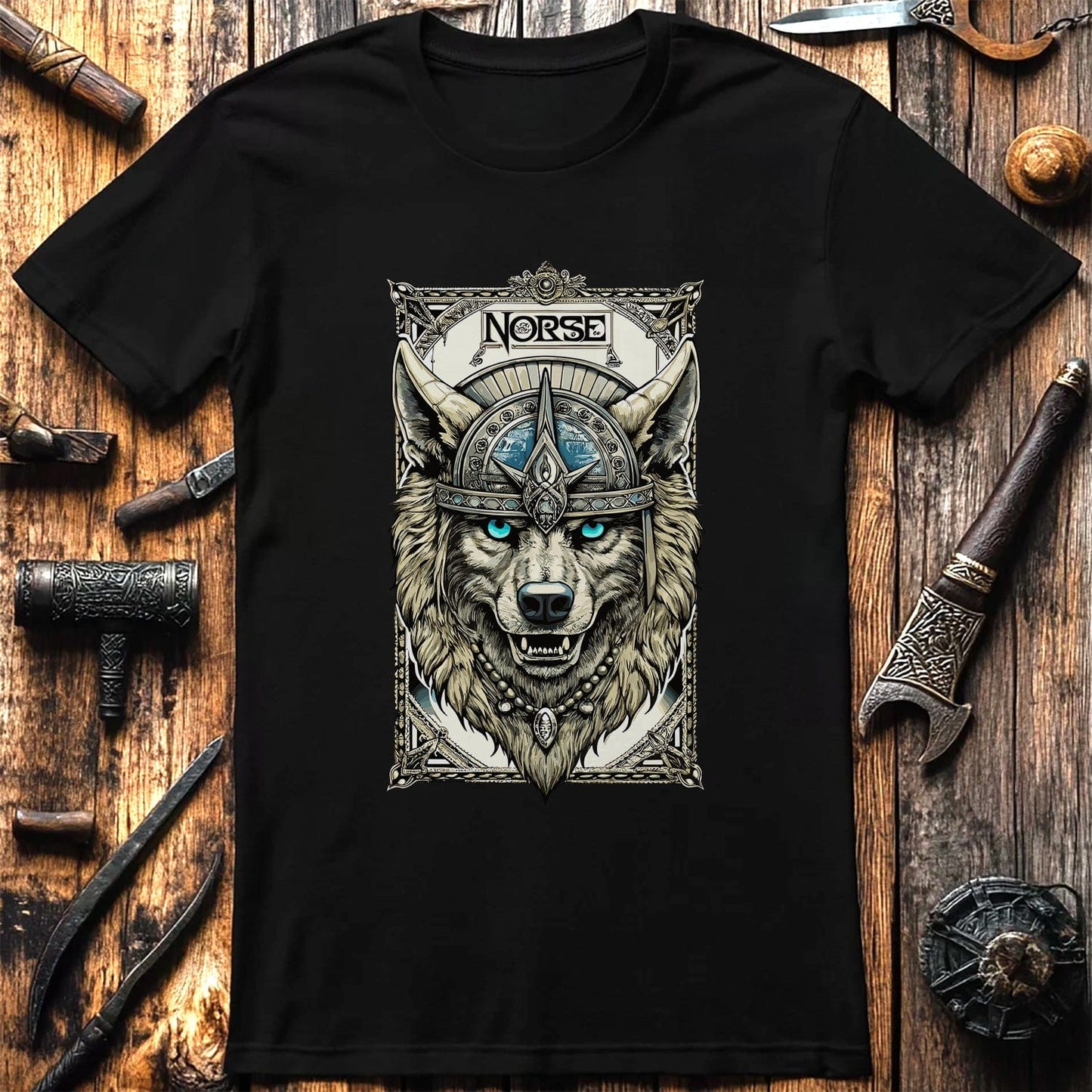 Vikings Nordic31 t-shirt Viking wolf