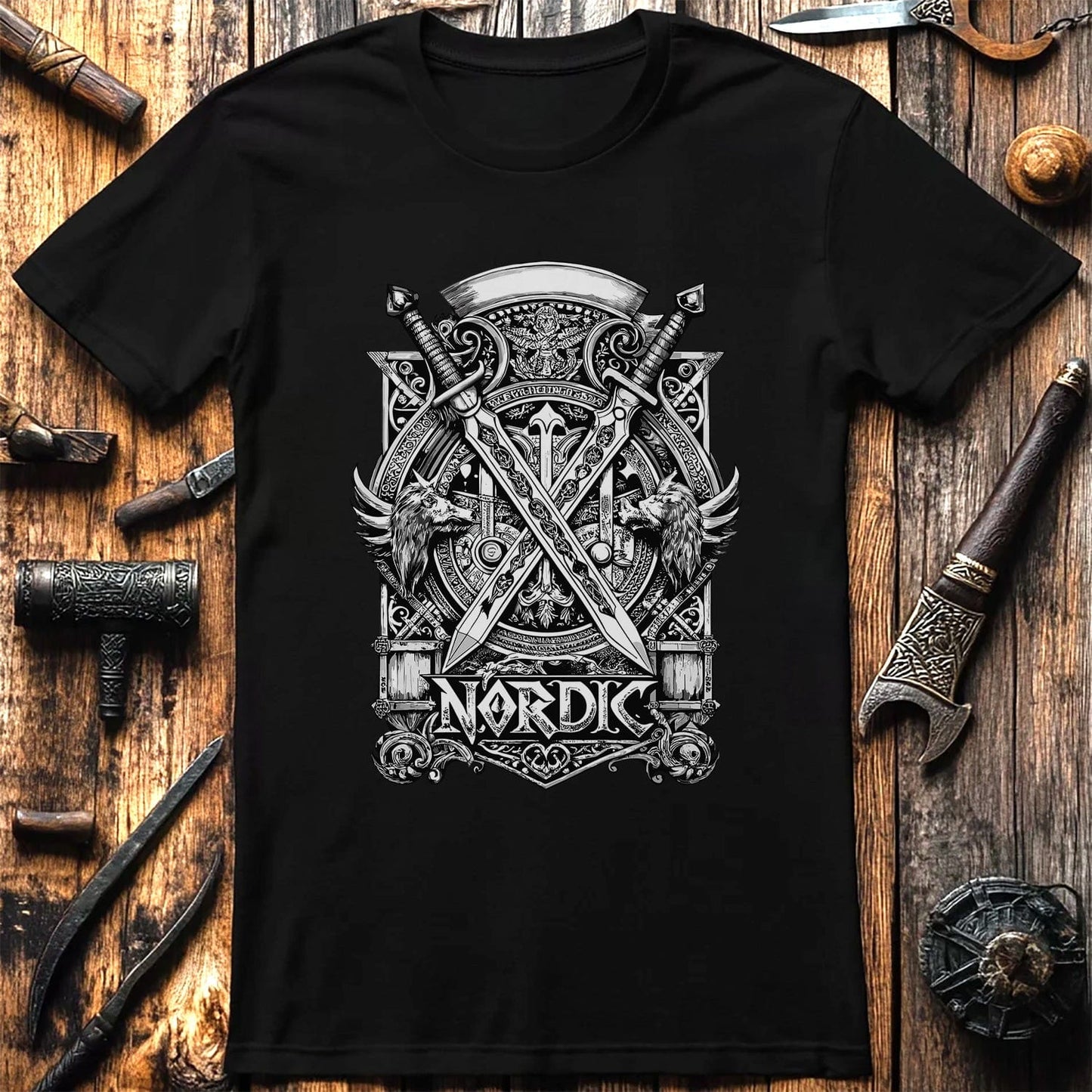 Vikings Nordic43 t-shirt Crossed swords
