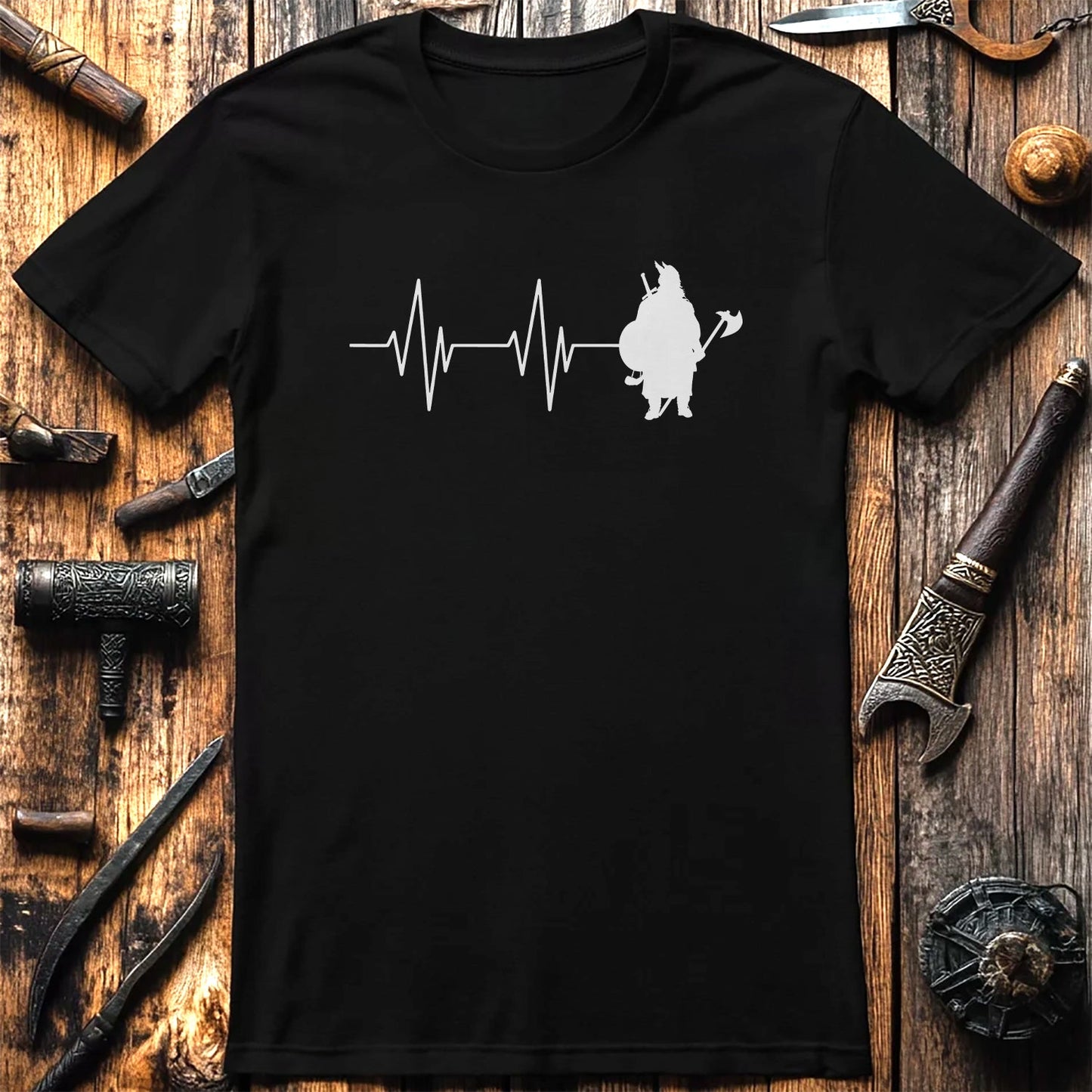 Viking Heartbeat T-Shirt Style005