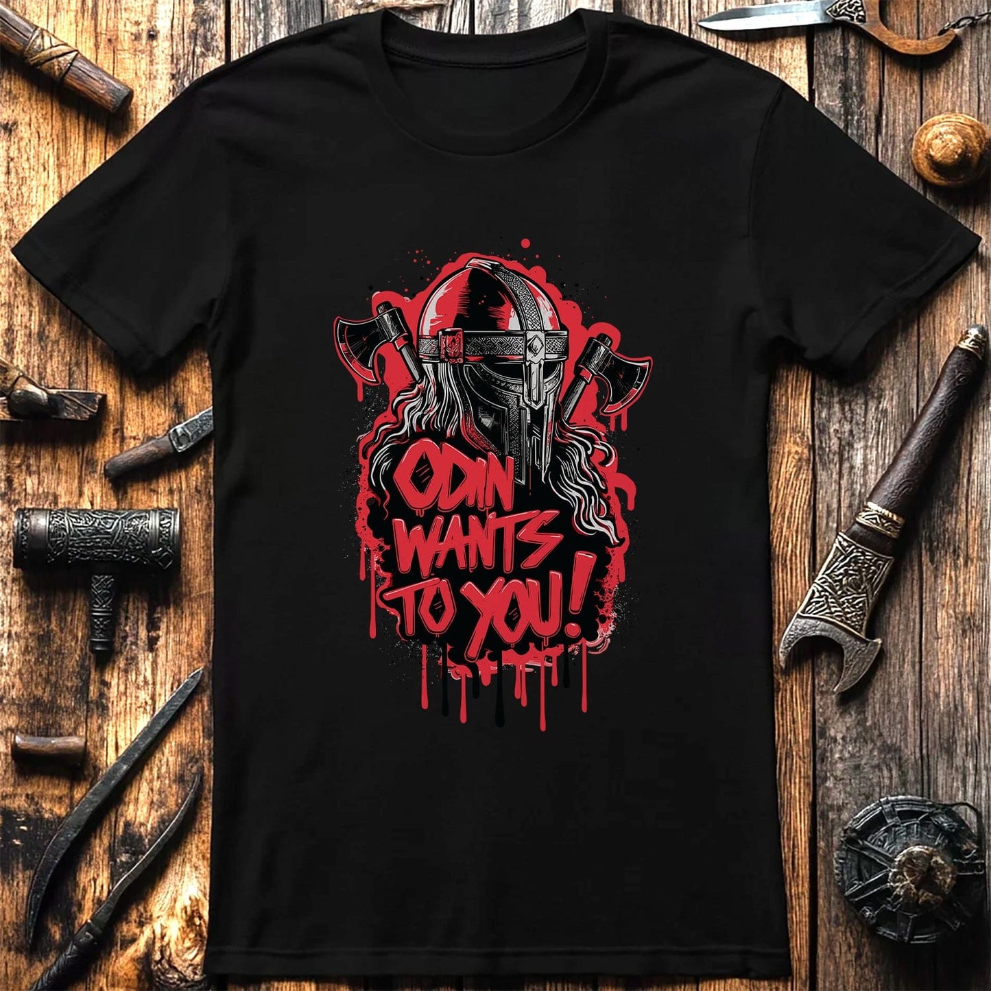 Vikings Nordic68 T-Shirt Odin wants you