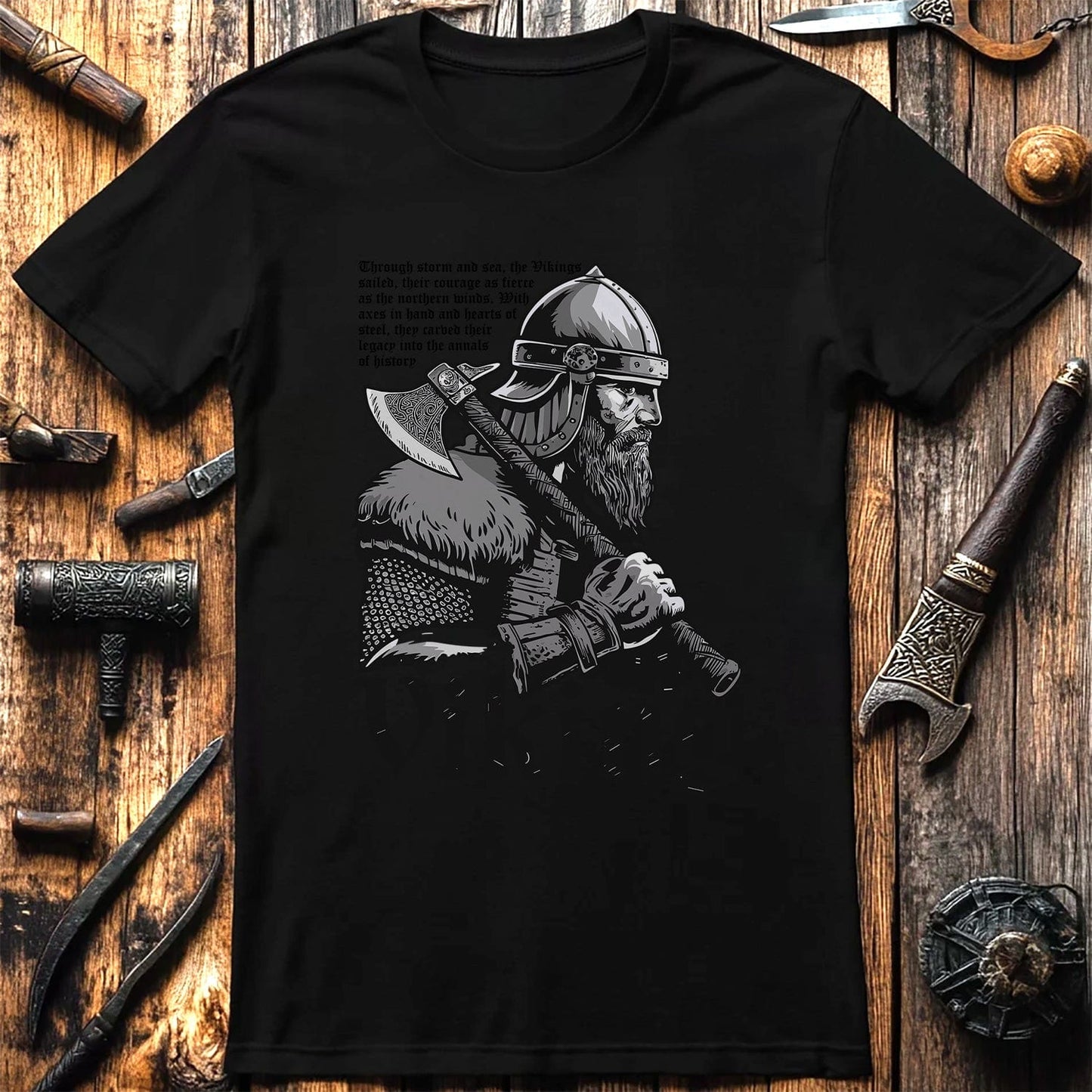 Vikings Nordic18 T-Shirt Viking with axe
