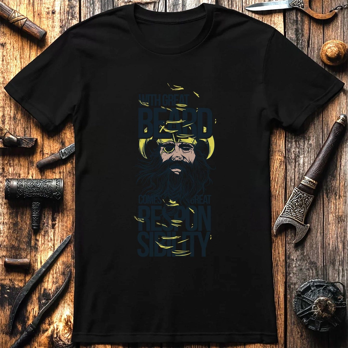Beard responsibility Viking  T-Shirt