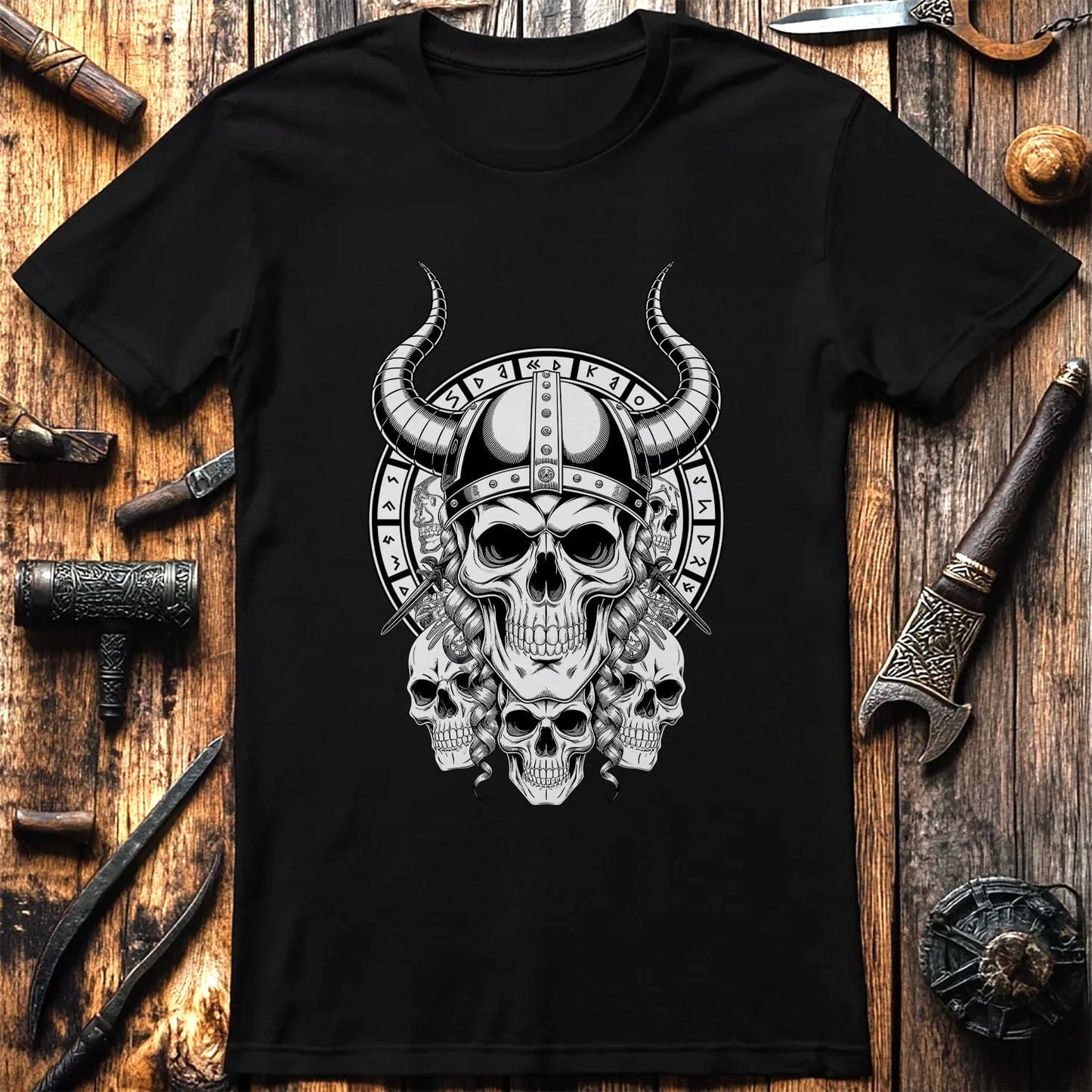 Vikings Nordic21 T-Shirt Skull