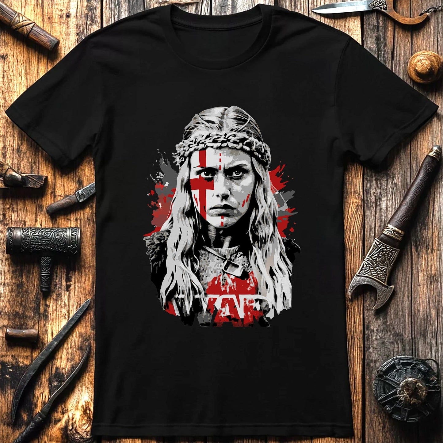 Vikings Nordic73 T-Shirt Viking woman warrior