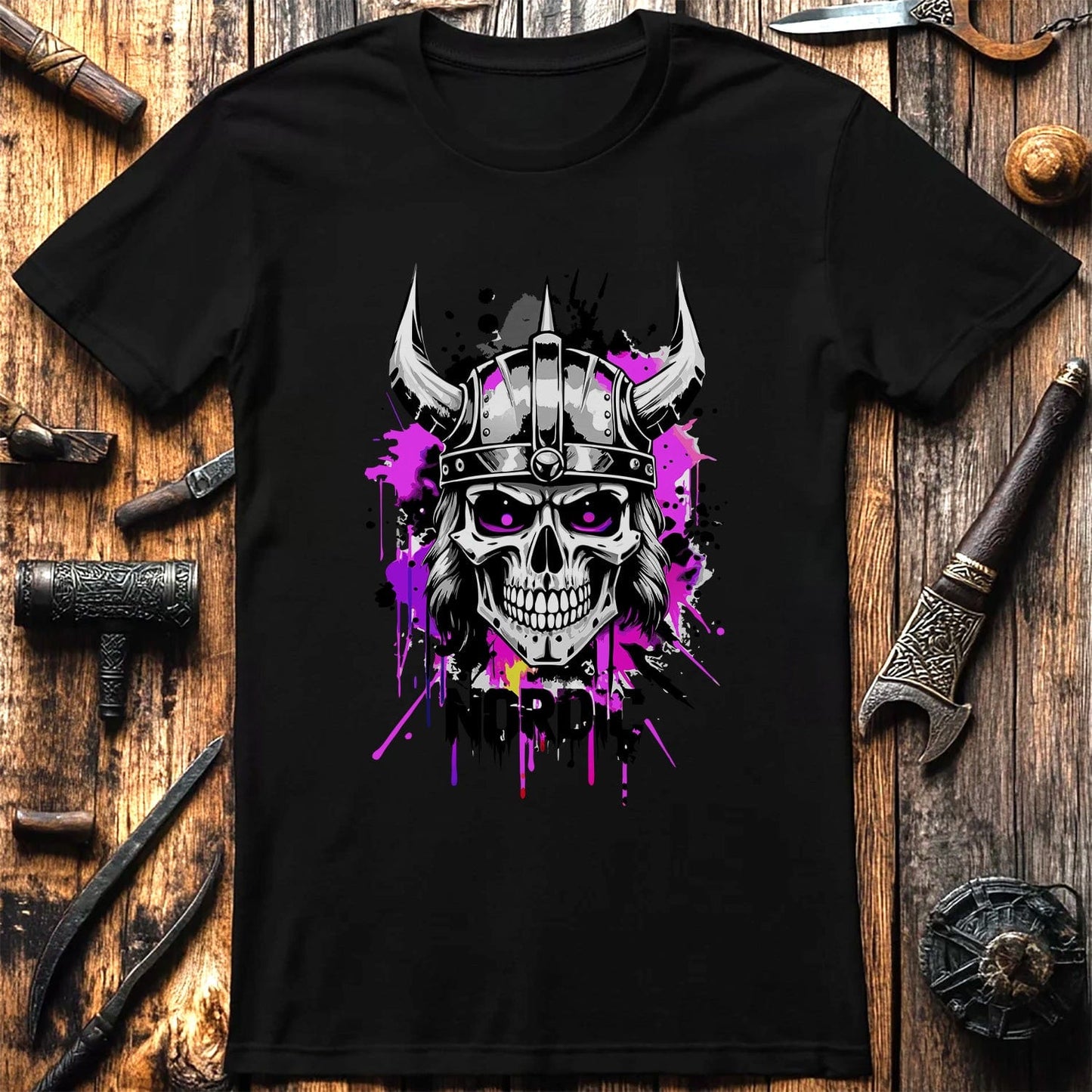 Vikings Nordic99 T-Shirt Skull