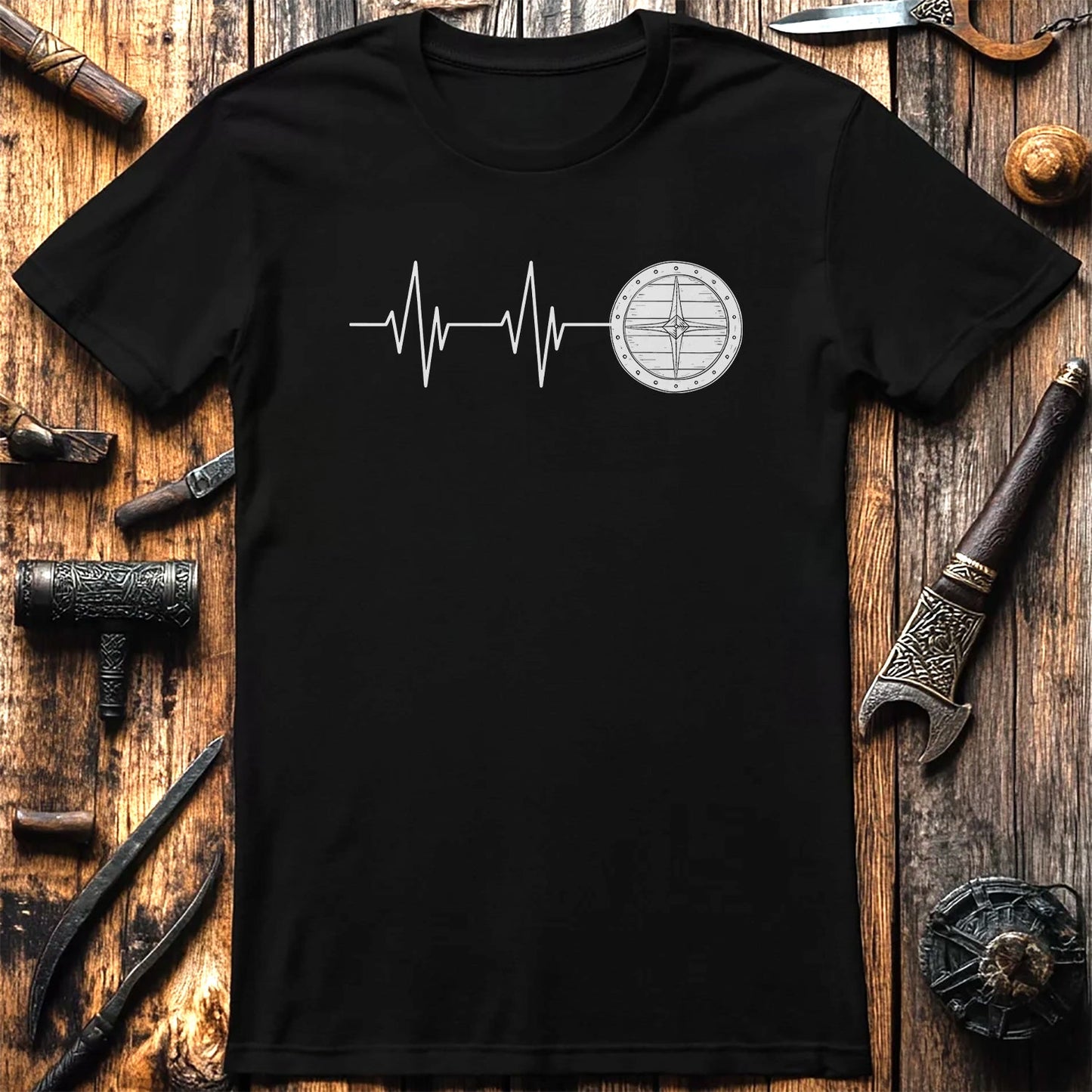 Viking Heartbeat T-Shirt Style003