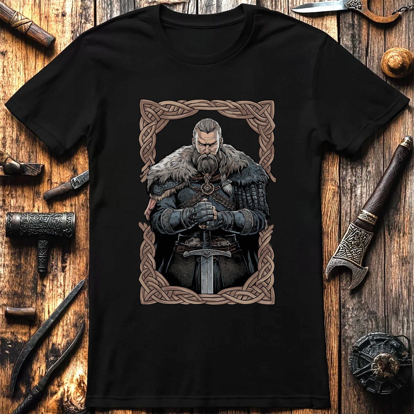 Vikings Nordic89 T-shirt Viking painting