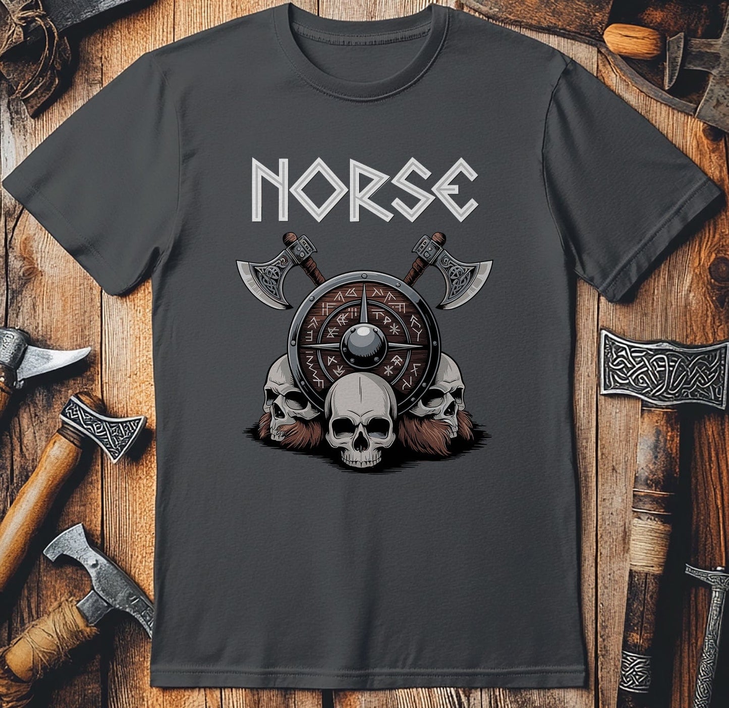 Vikings Nordic10 t-shirt Norse skulls
