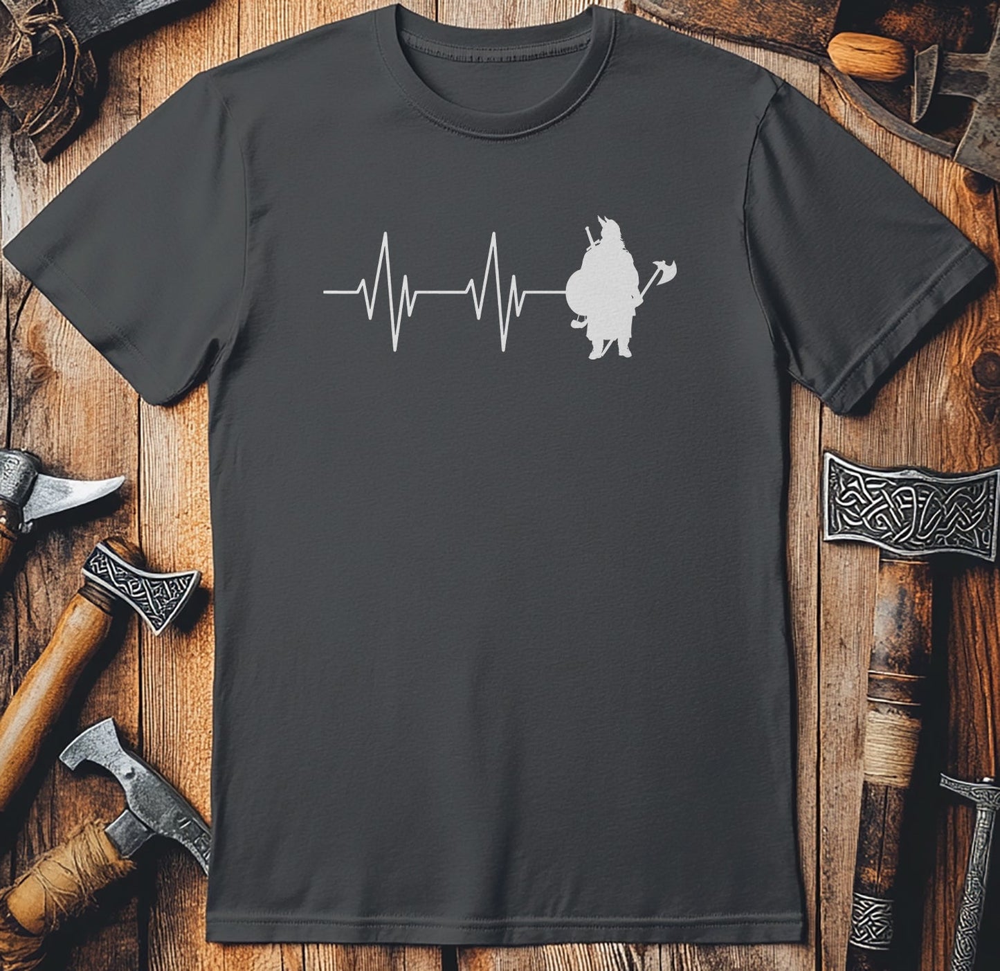 Viking Heartbeat T-Shirt Style005