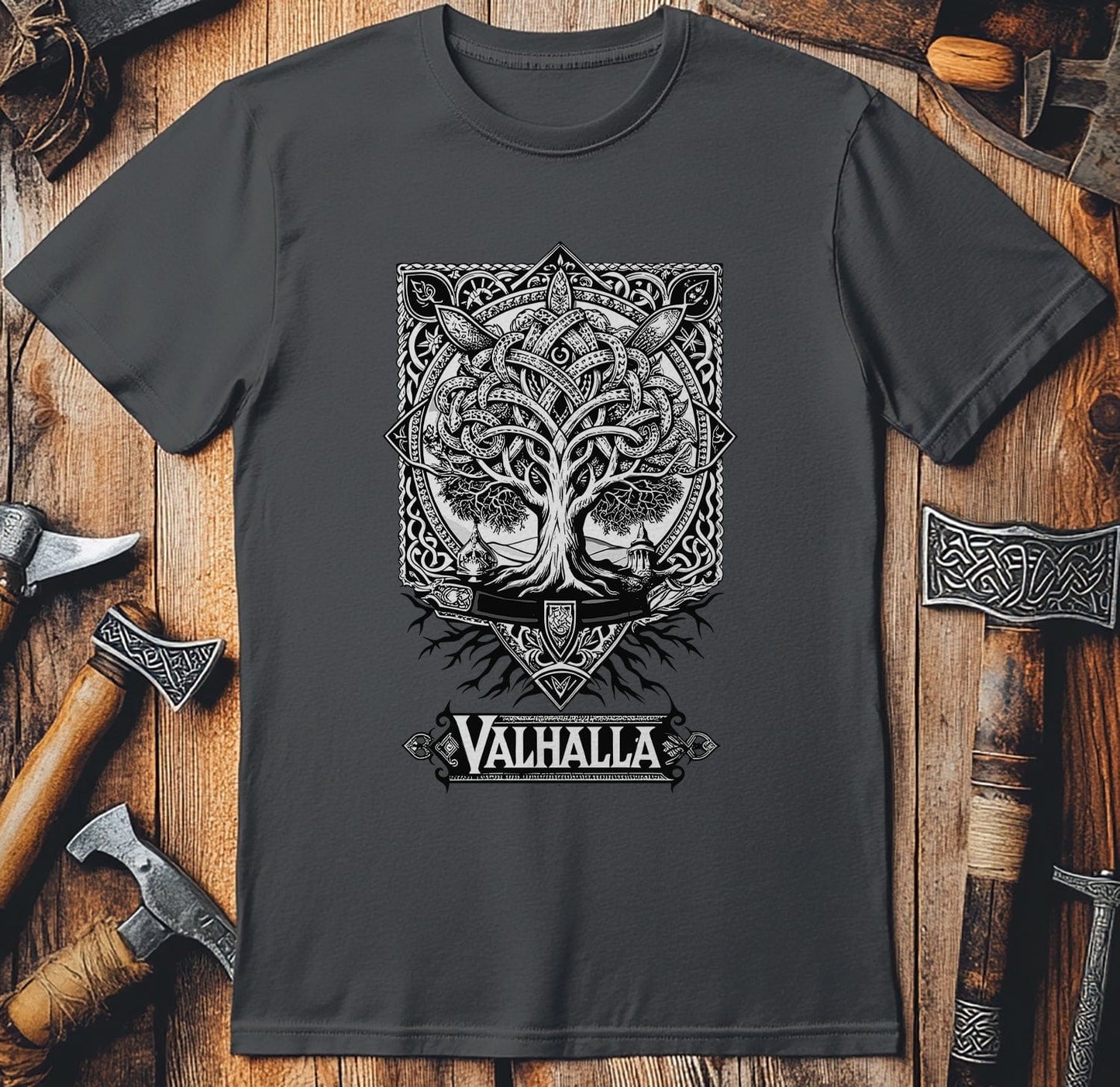 Vikings Nordic83 T-shirt Valhalla tree of life