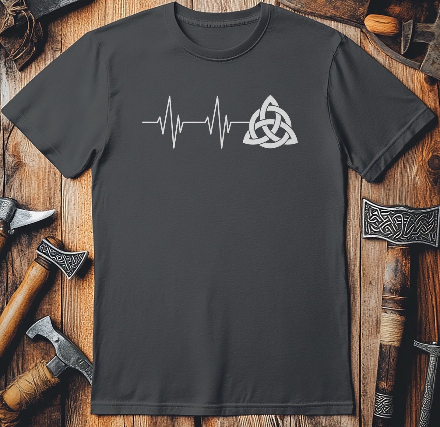 Viking Heartbeat T-Shirt Style004