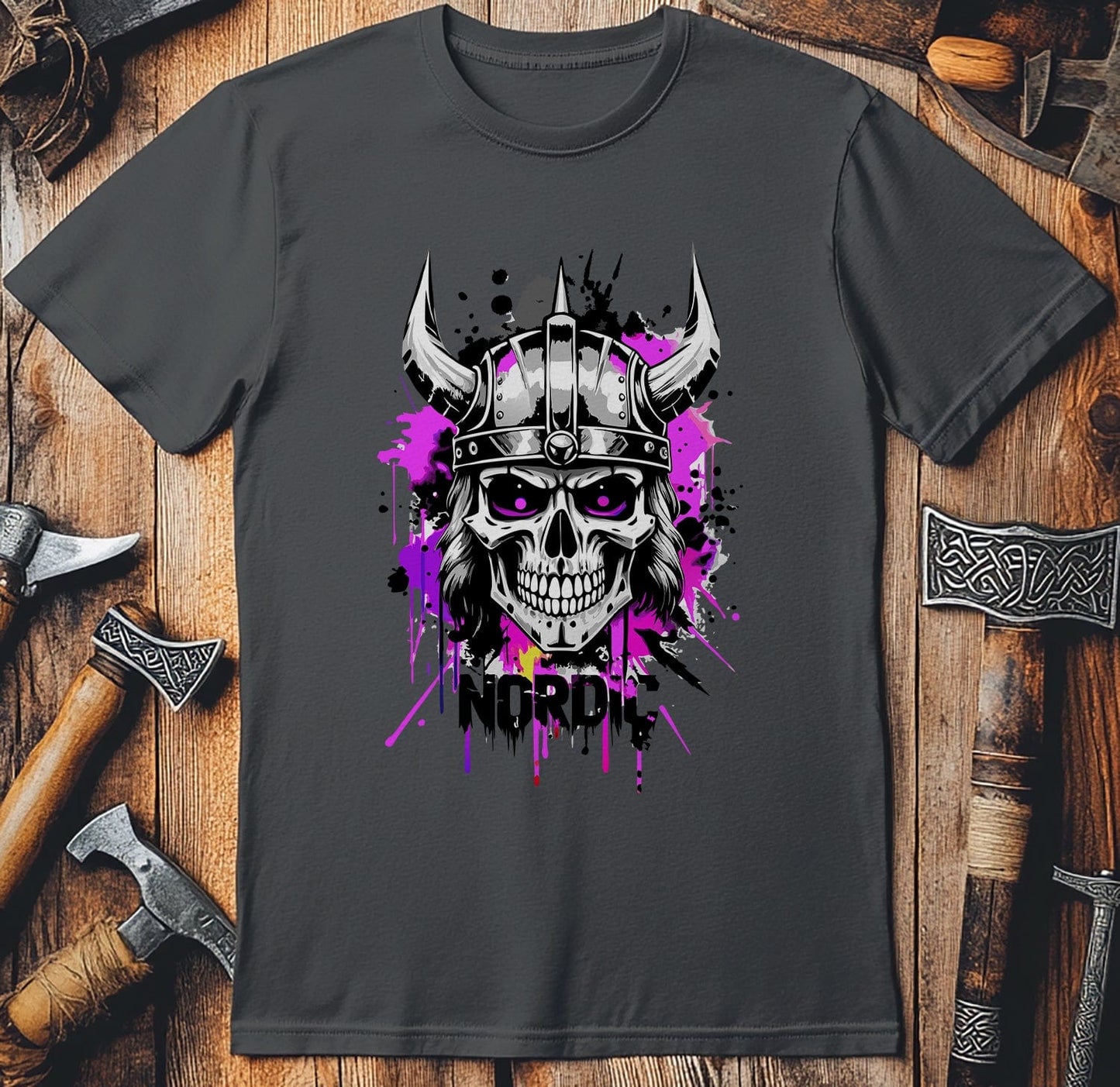 Vikings Nordic99 T-Shirt Skull