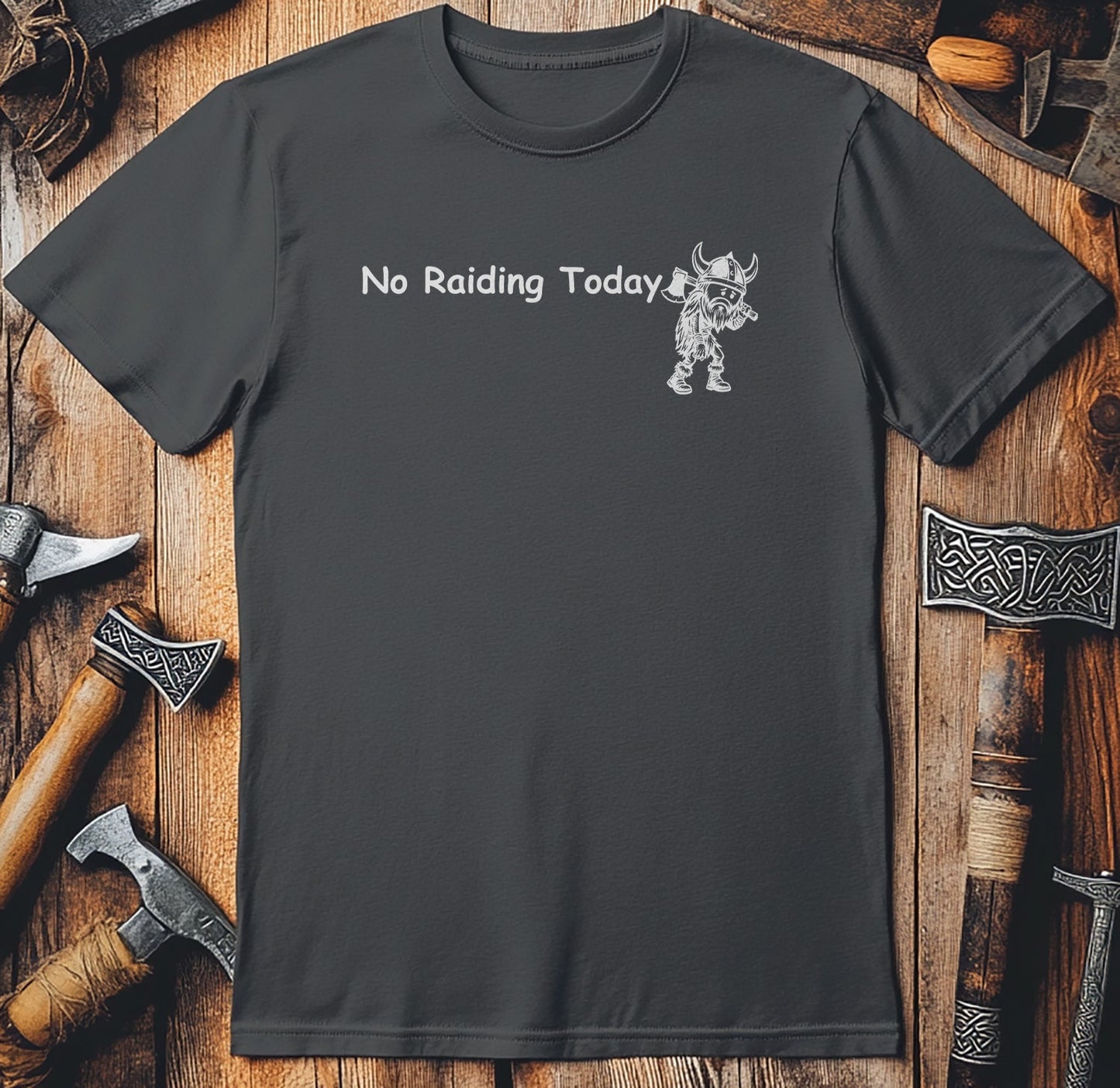 No Raid Character T-Shirt