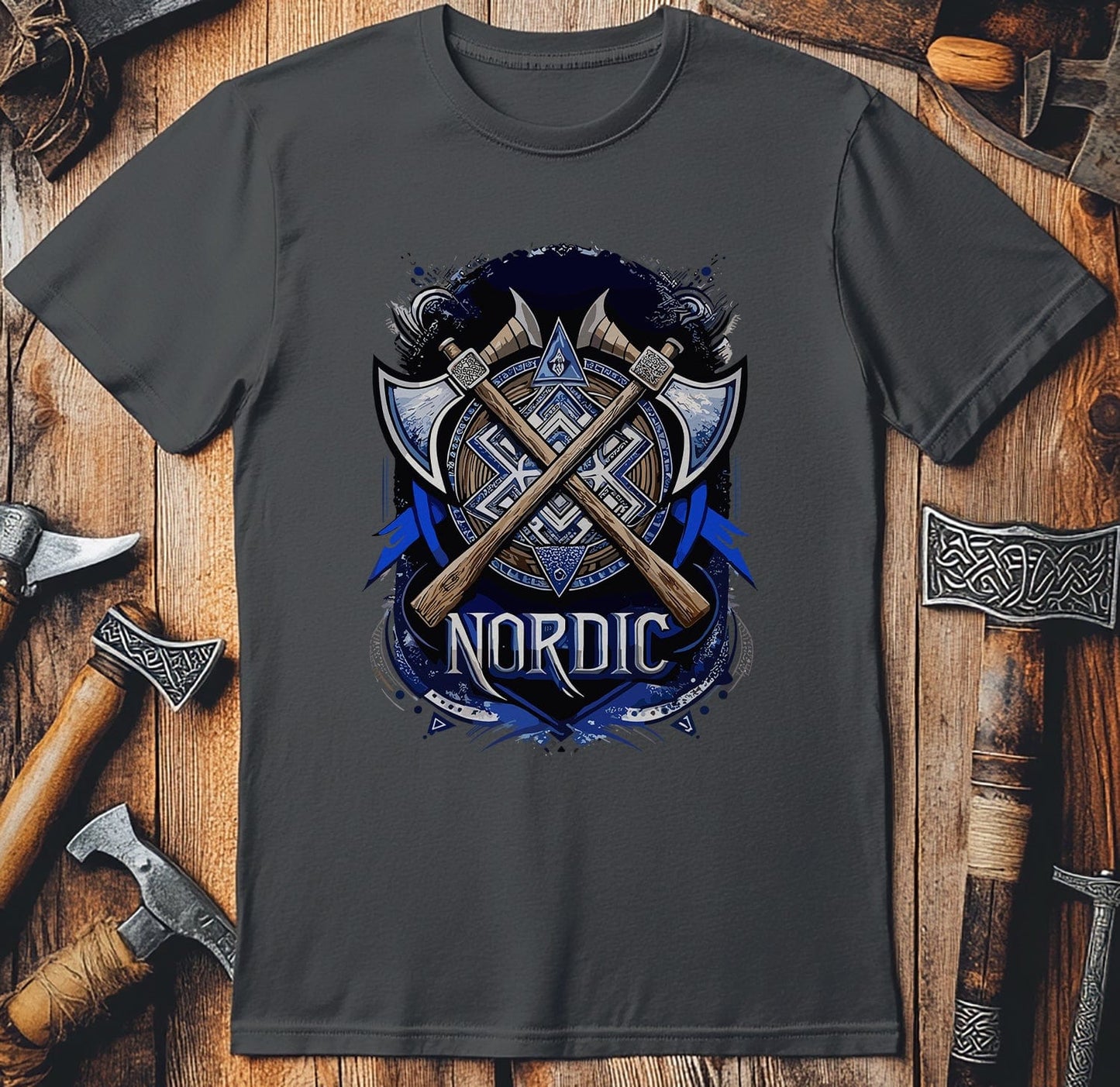 Vikings Nordic49 T-shirt crossed axes