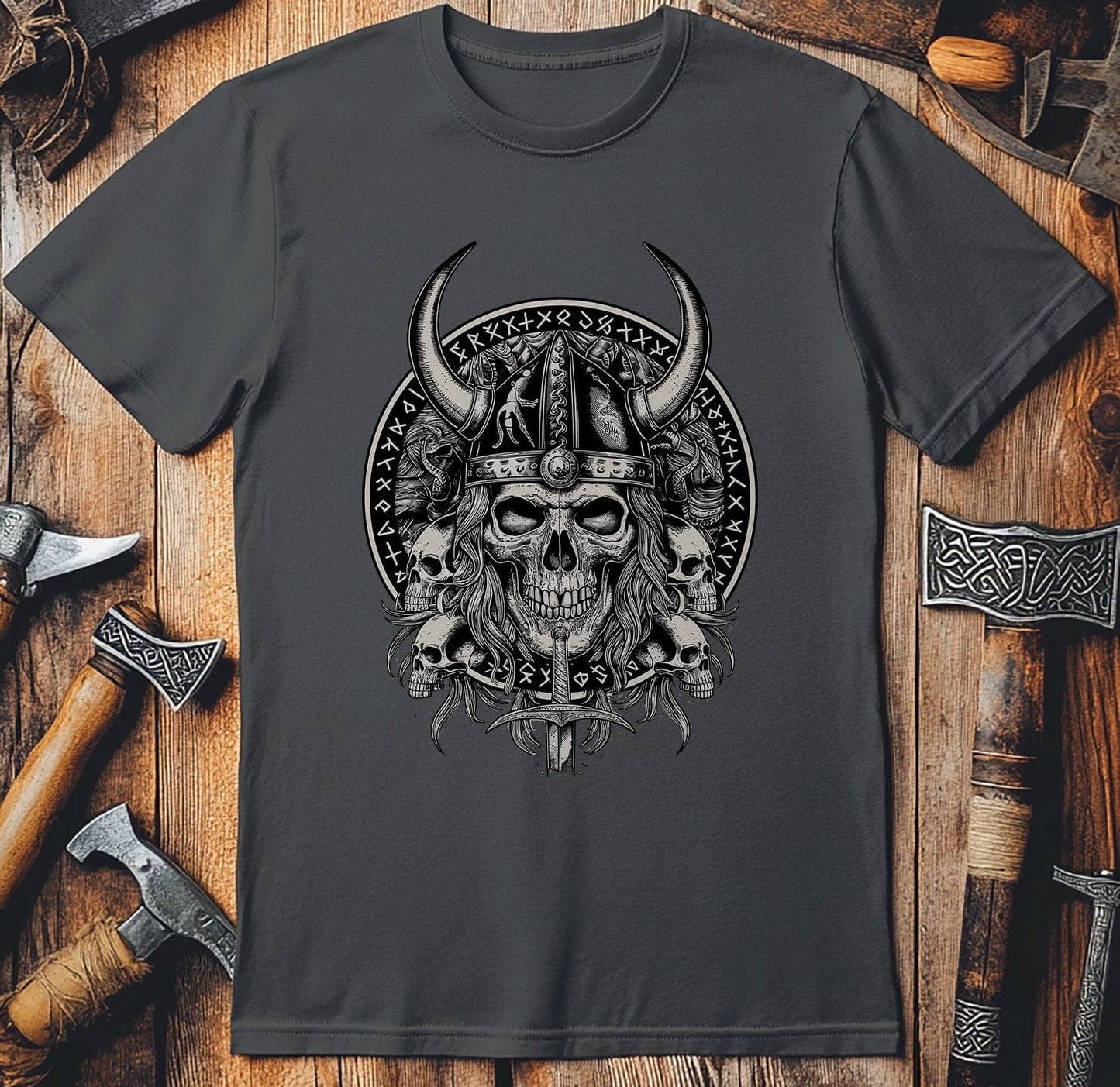 Vikings Nordic96 T-Shirt Skull & Crossbones