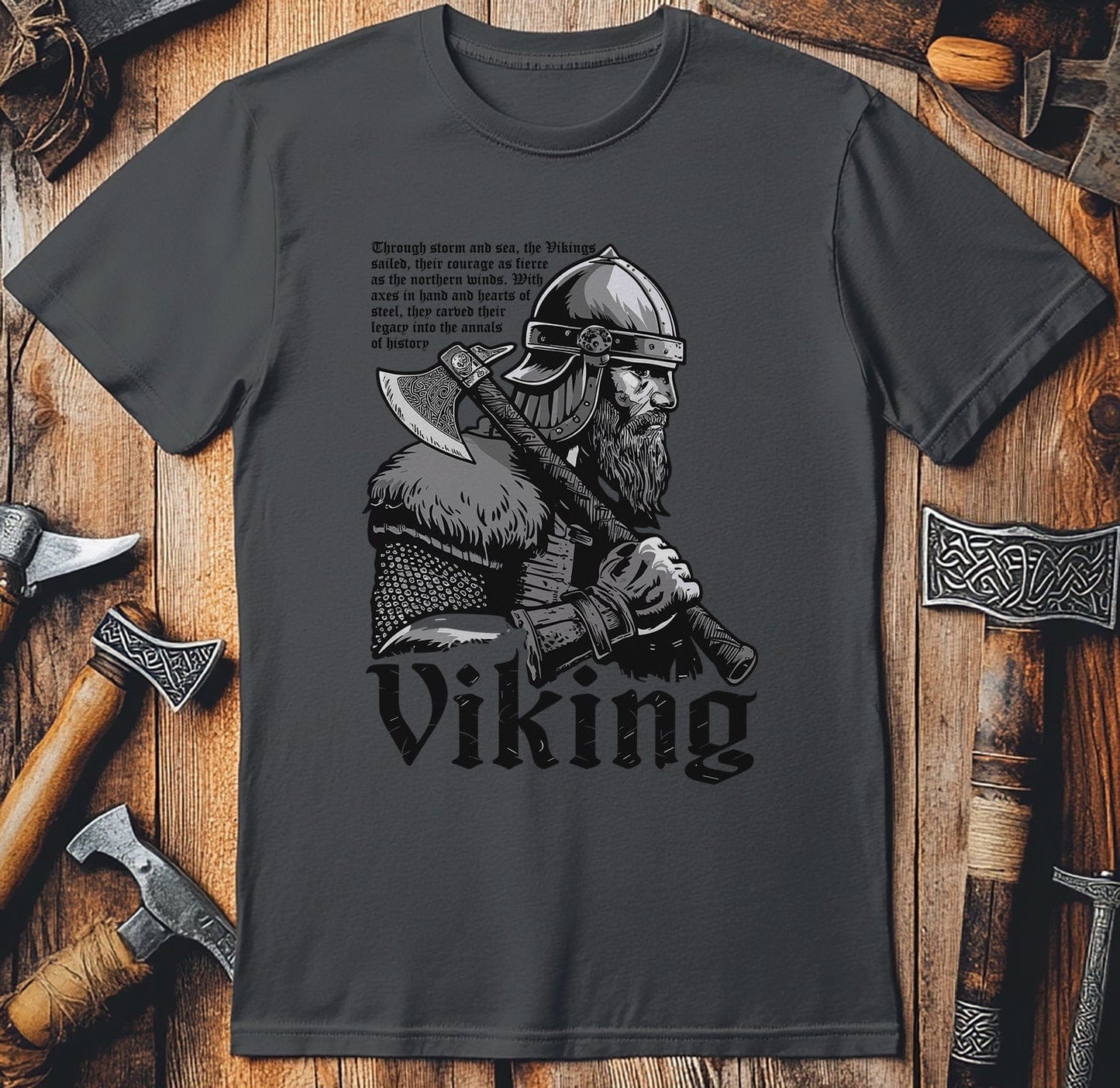 Vikings Nordic18 T-Shirt Viking with axe